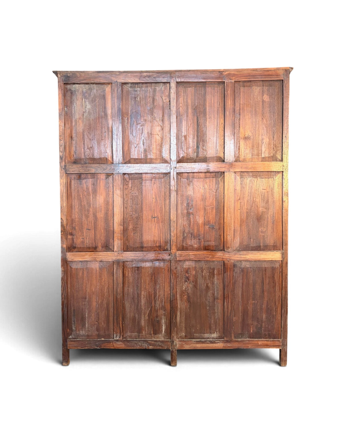 Teak Glass Kitchen Cabinet