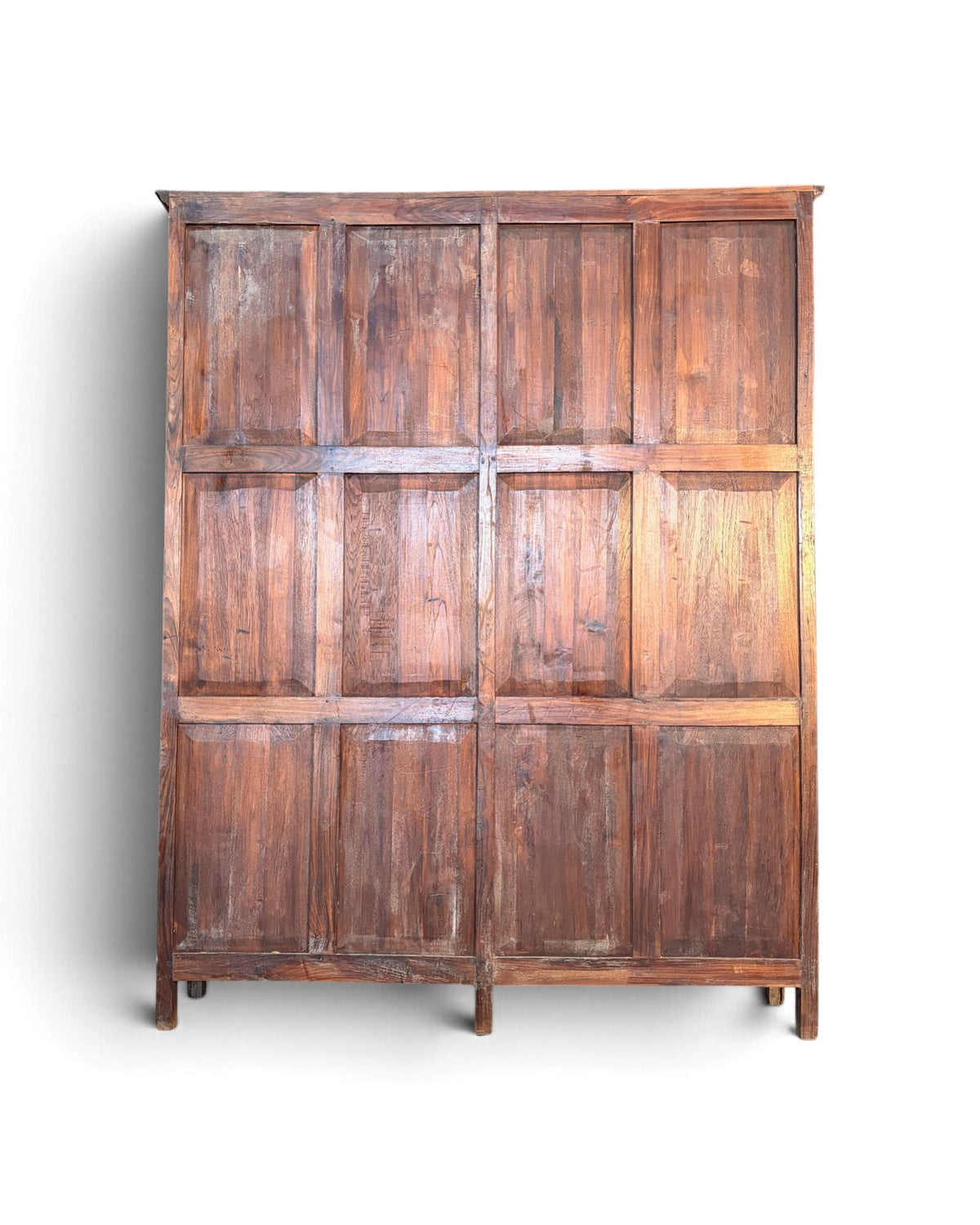 Teak Glass Kitchen Cabinet