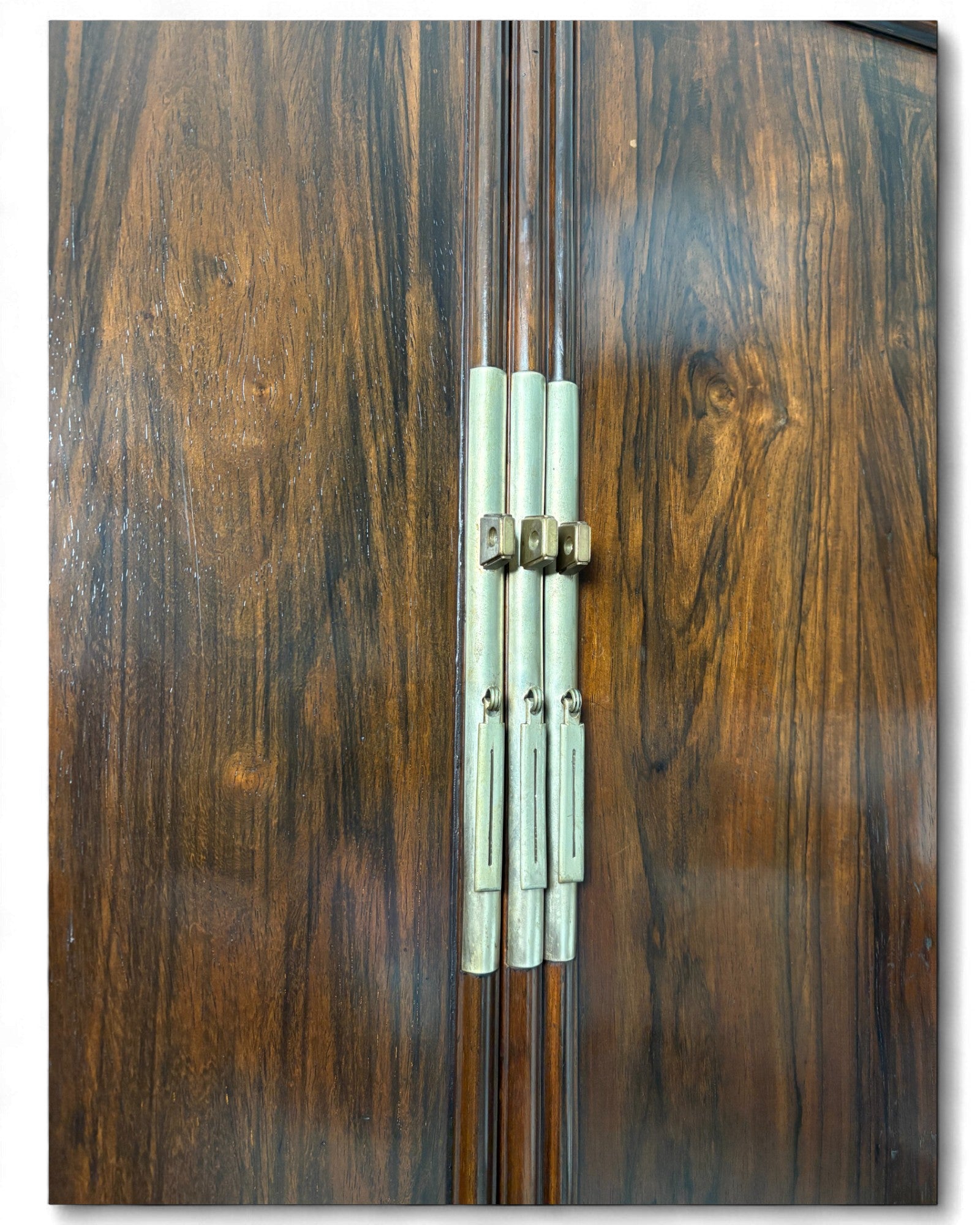 Chinese Narrow Cabinet with Minimalist Panel Doors - Zitan Wood - Surround Living - 4