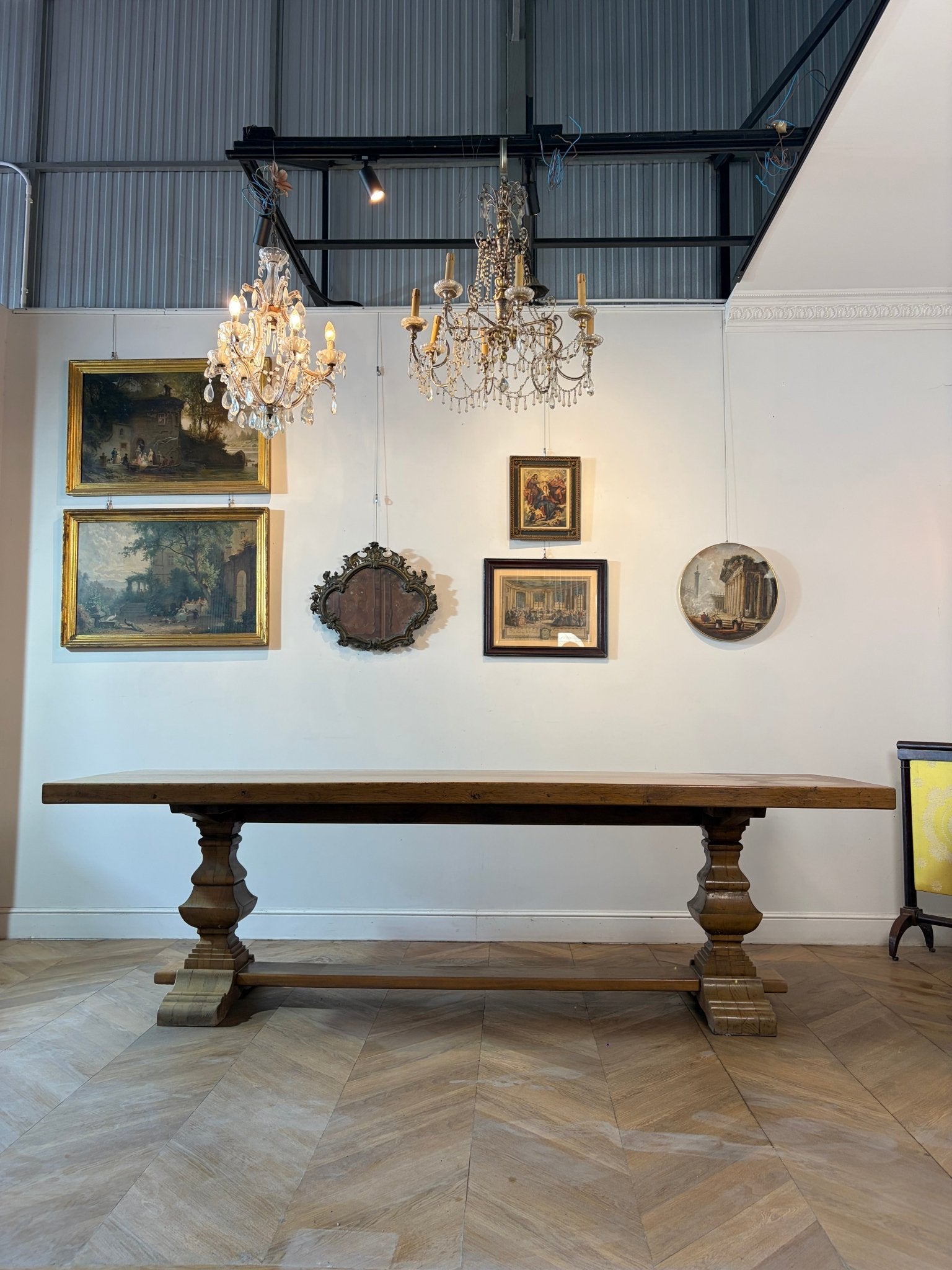 Long Oak Villa Cornaro Dining Table