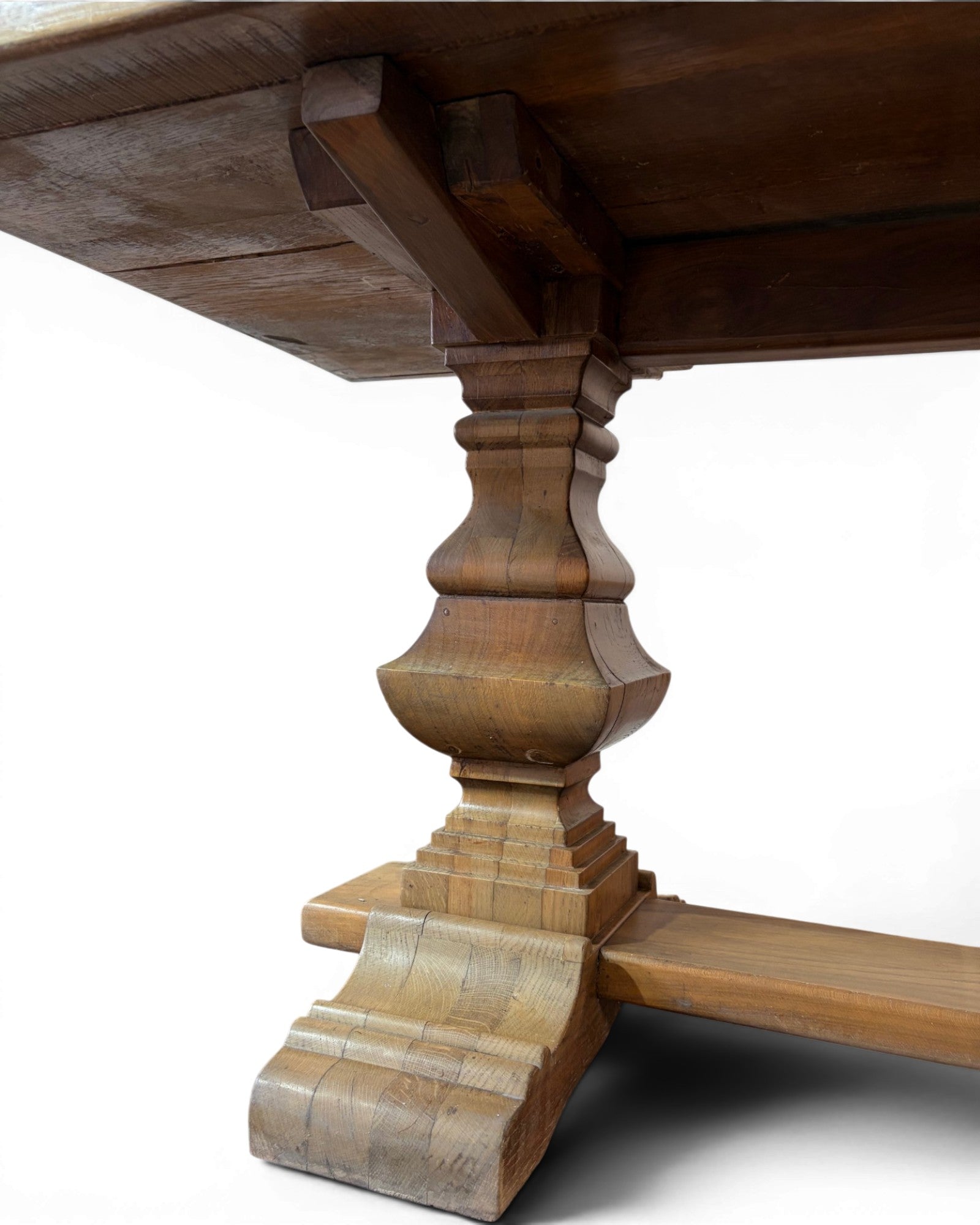 Long Oak Villa Cornaro Dining Table - Surround Living - 11