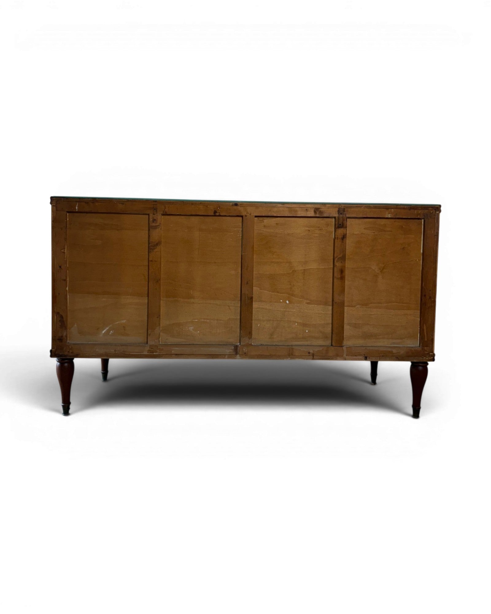 Poplar Mid Century Mahogany Veneer Chest of Drawers in the Style of Paolo Buffa - Surround Living - 14