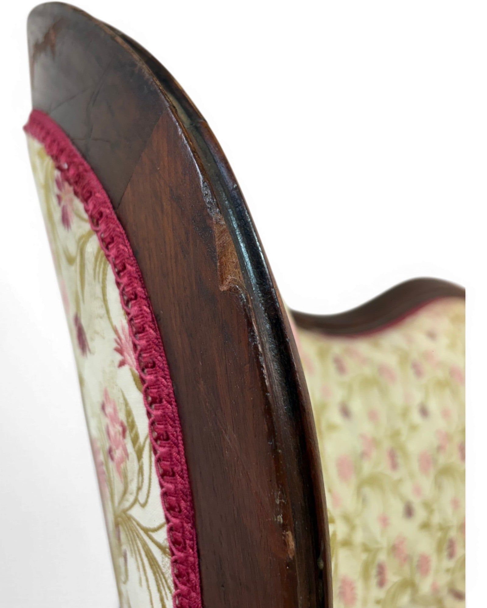 Louis Philippe Style Walnut Floral Cushion Couch (2 of 2) - Surround Living - 9