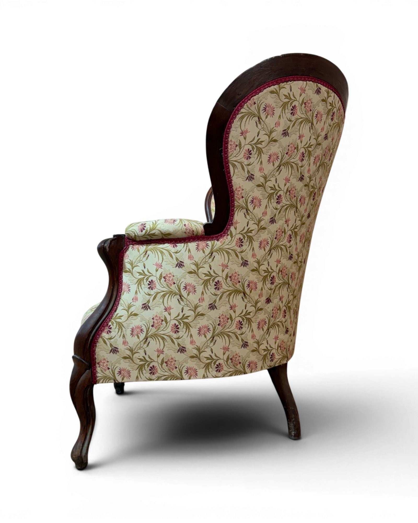 Louis Philippe Style Walnut Floral Cushion Couch (2 of 2) - Surround Living - 12