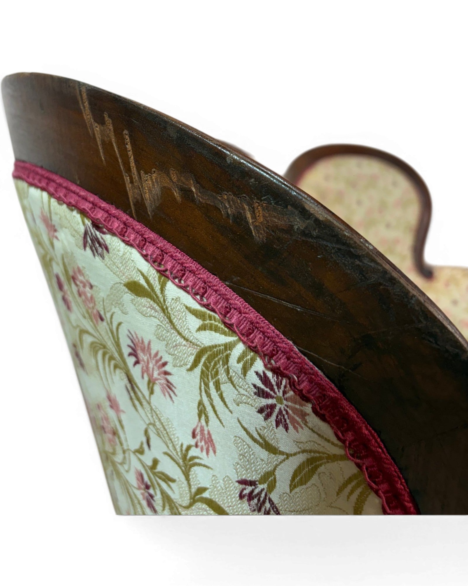 Louis Philippe Style Walnut Floral Cushion Couch (2 of 2) - Surround Living - 4