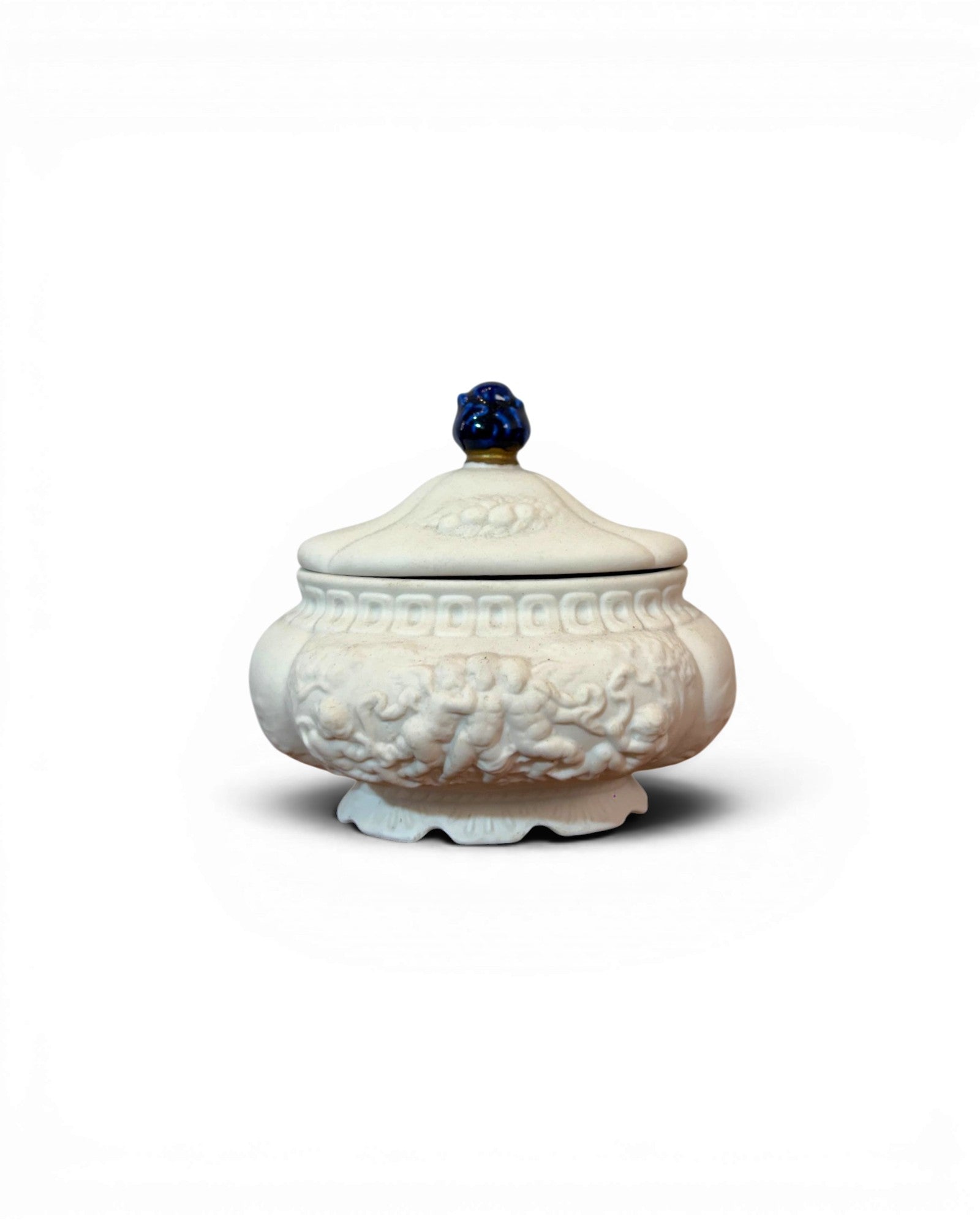 Bisquit Porcelain Renaissance Jewelry Box