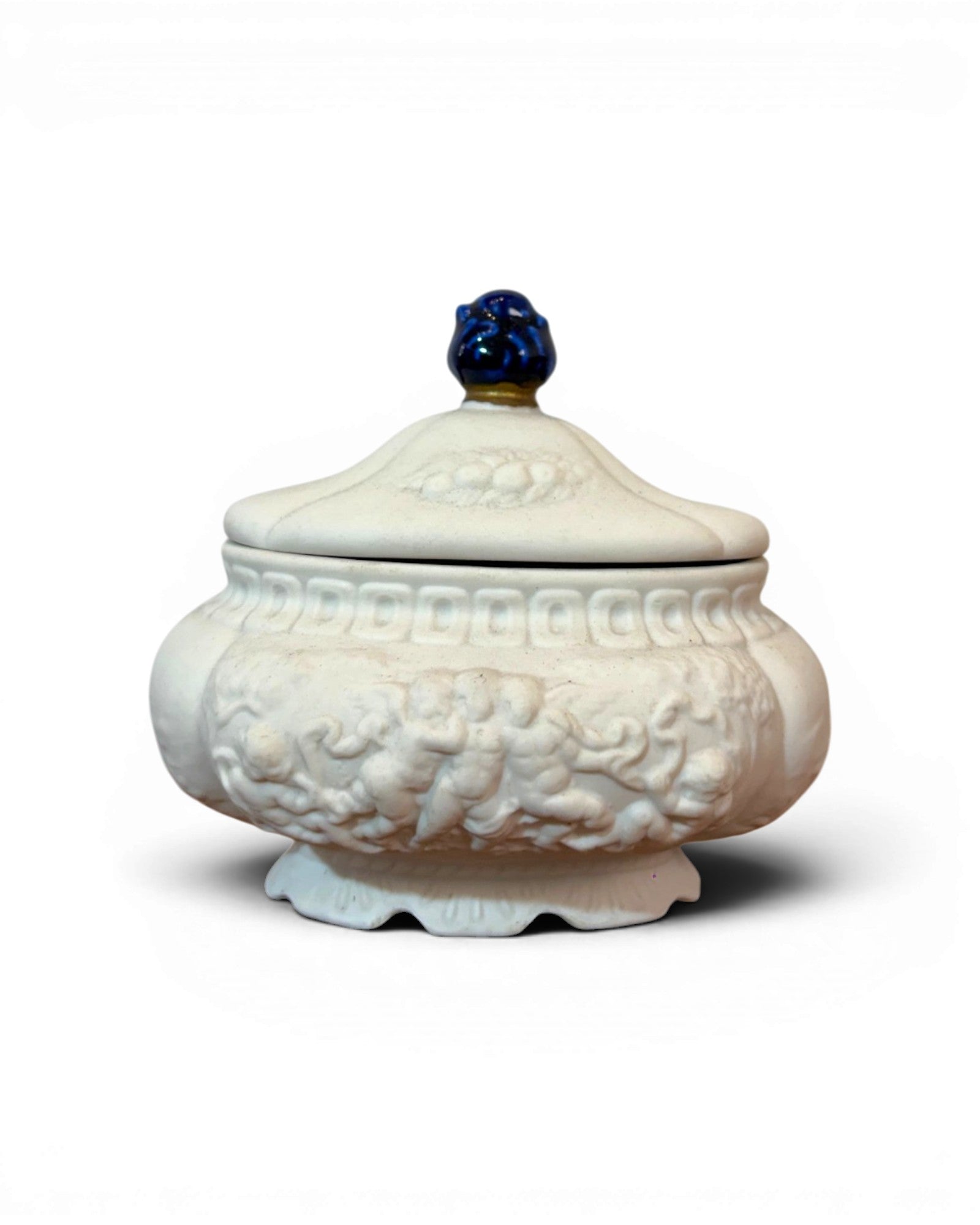 Bisquit Porcelain Renaissance Jewelry Box