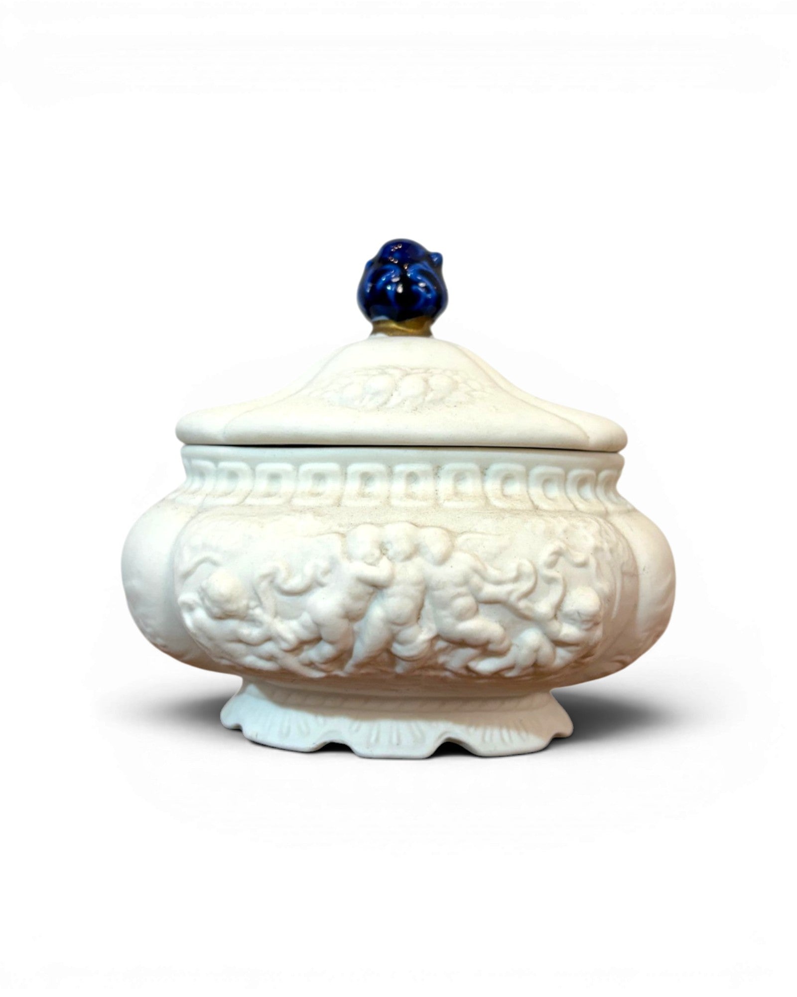 Bisquit Porcelain Renaissance Jewelry Box