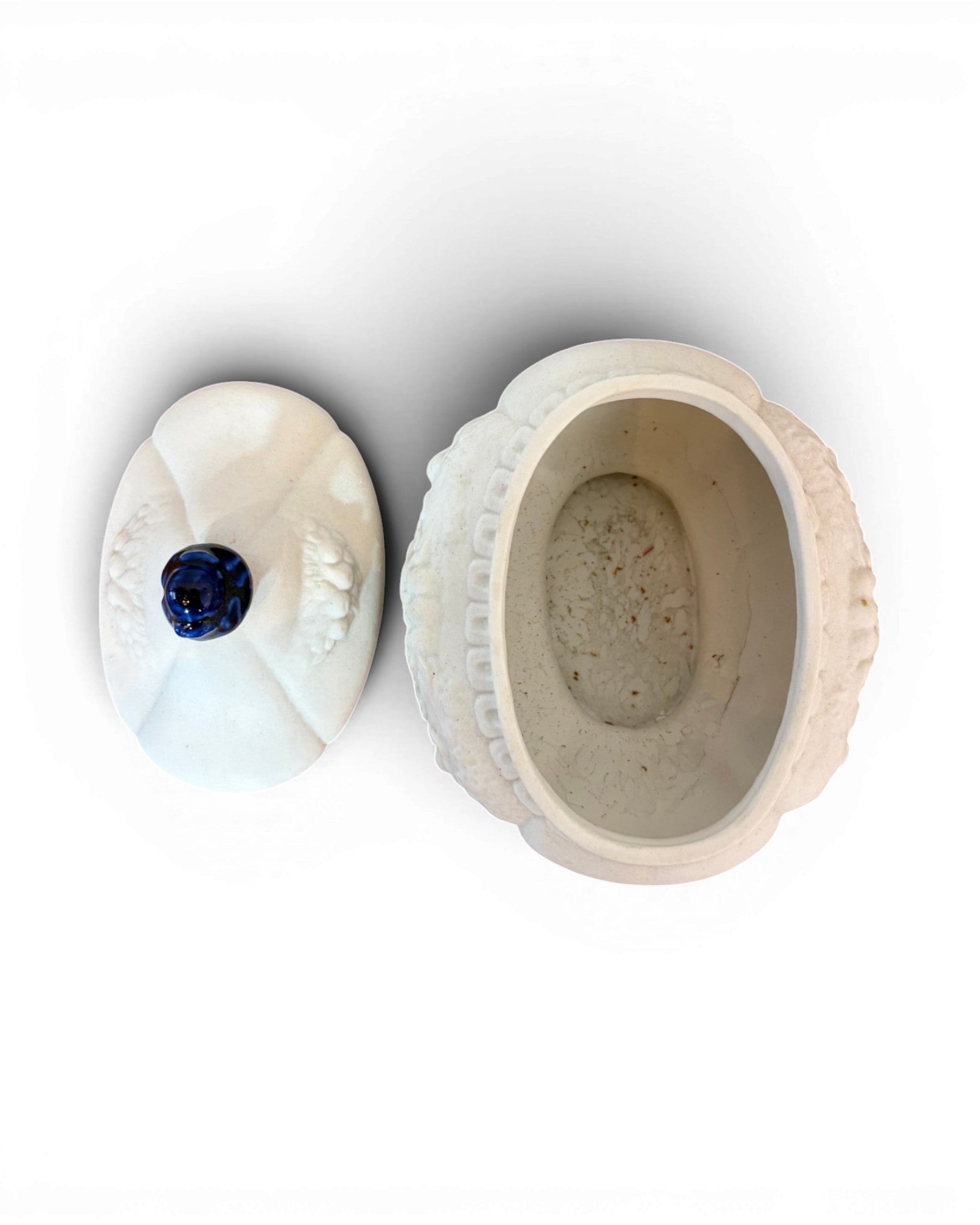 Bisquit Porcelain Renaissance Jewelry Box