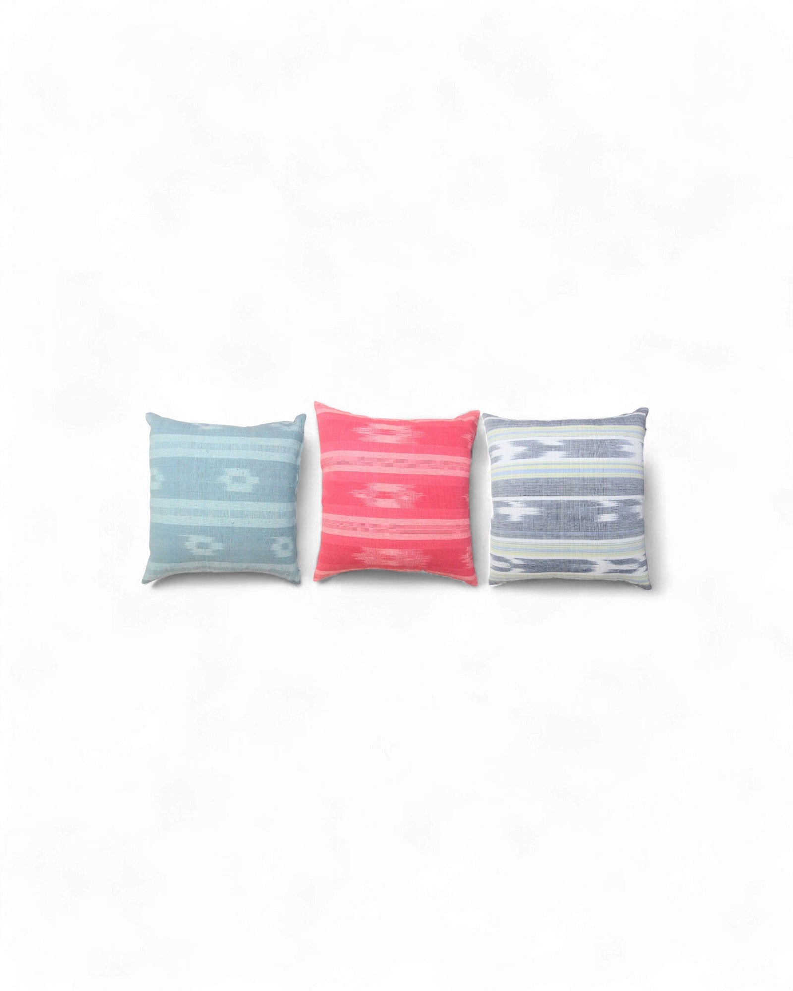 Warp Handwoven Mudmee Cotton Fabrics - Set of 3