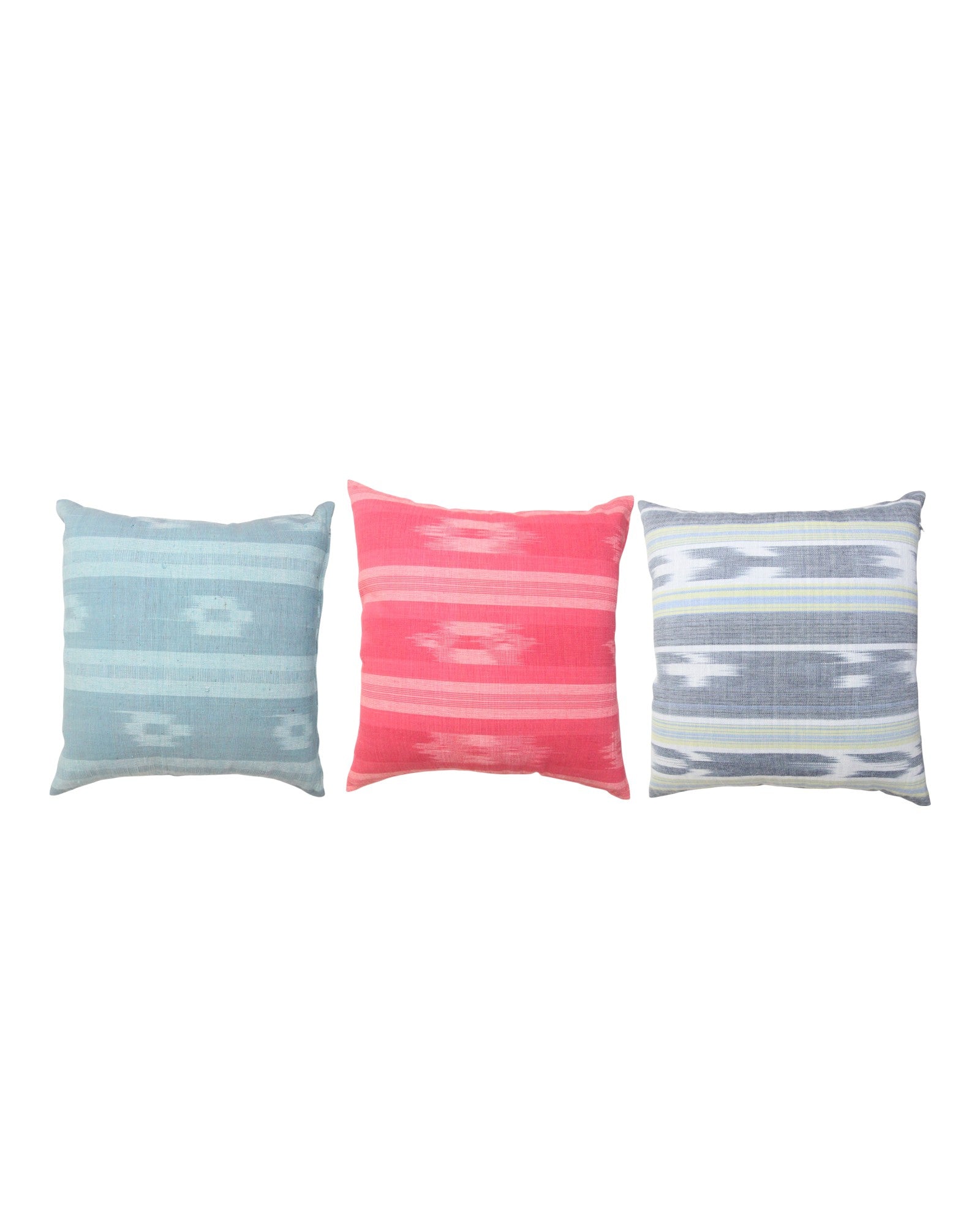 Warp Handwoven Mudmee Cotton Fabrics - Set of 3