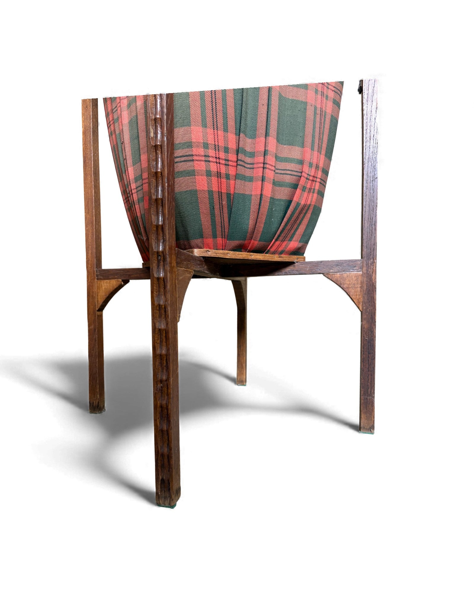 Scottish Side Table, Folding wooden sewing storage stand - Surround Living - 8