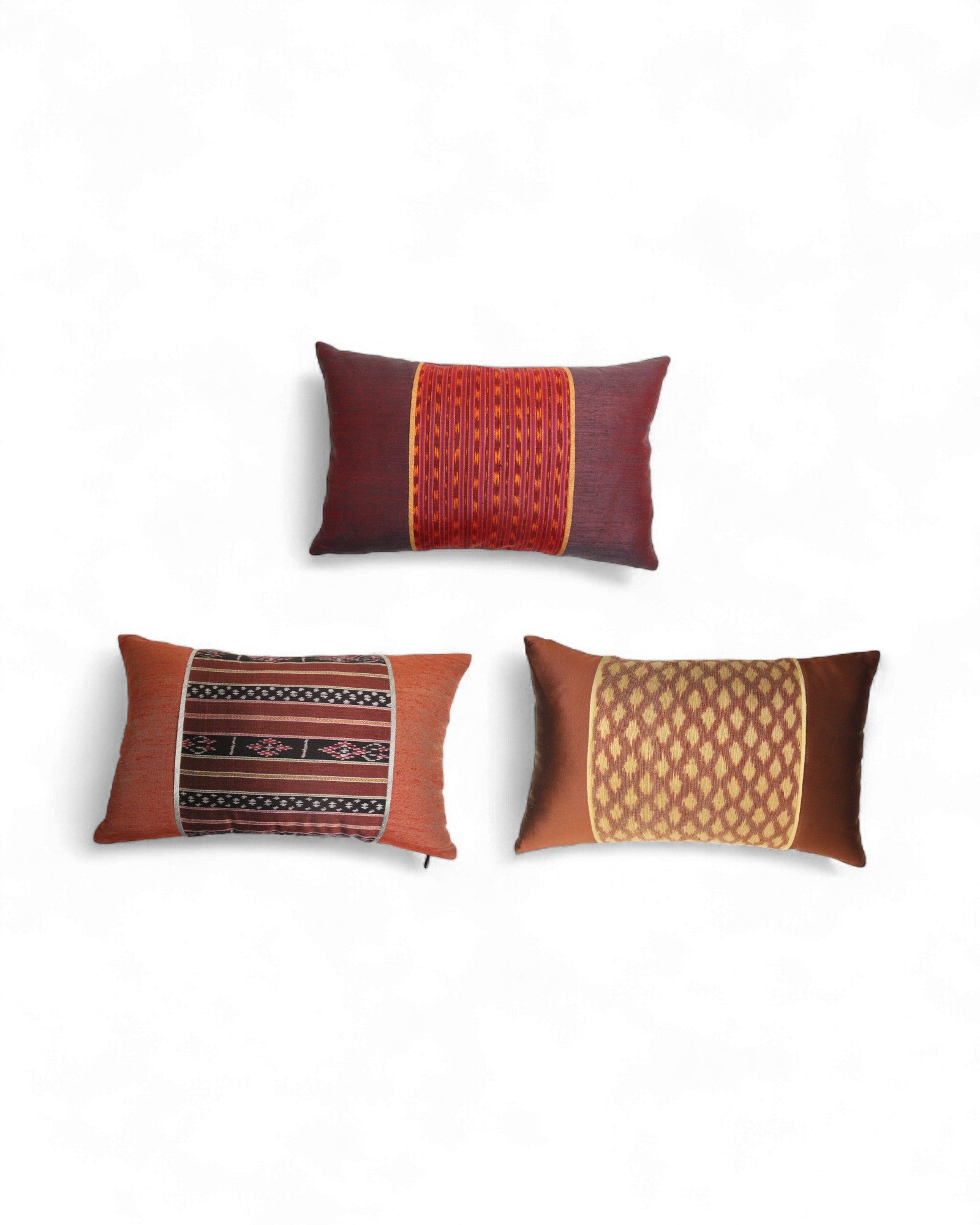 Heritage Ikat Cushions - Set of 3