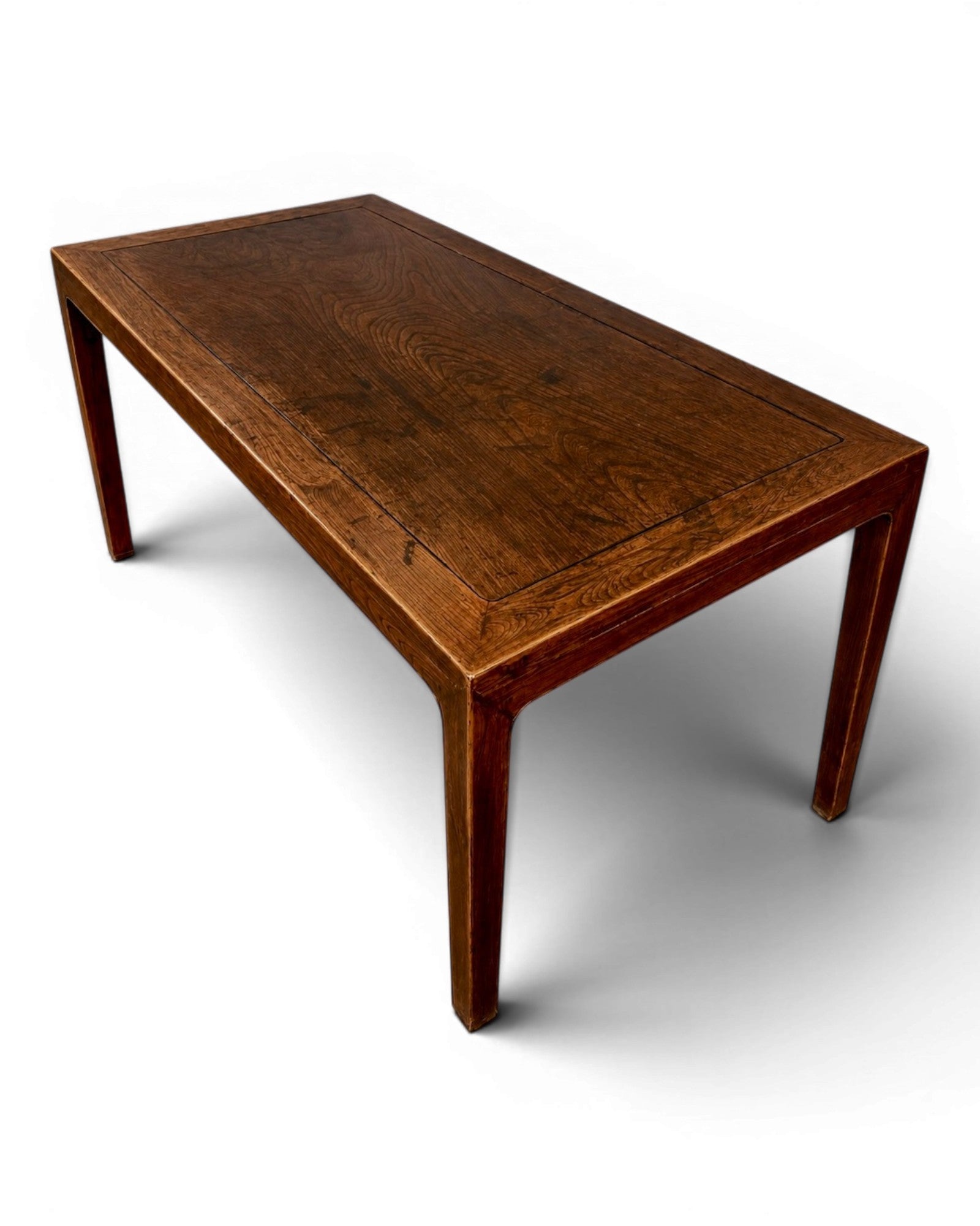 Qing Dynasty Lacquered Elm Wood Dining Table