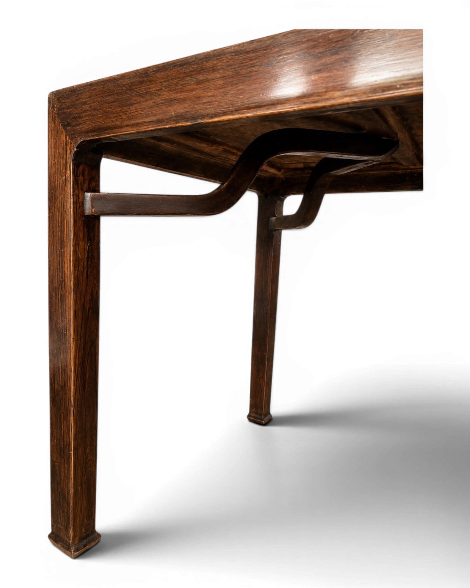 Qing Dynasty Lacquered Elm Wood Dining Table
