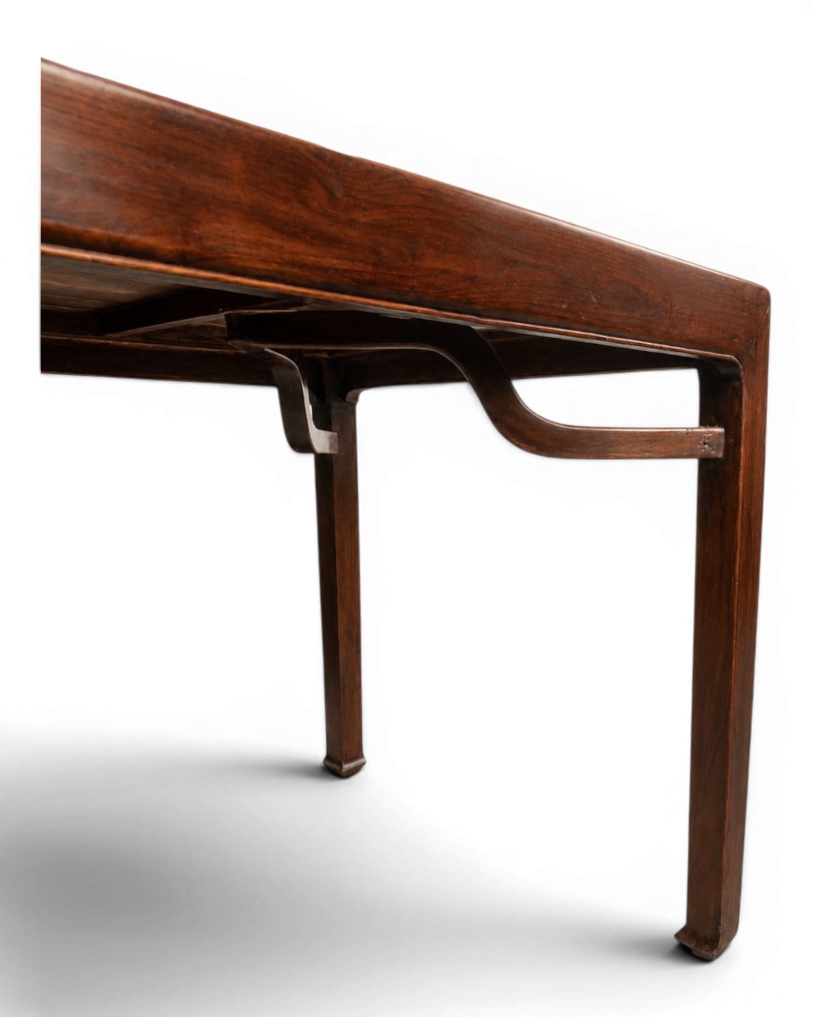 Qing Dynasty Lacquered Elm Wood Dining Table