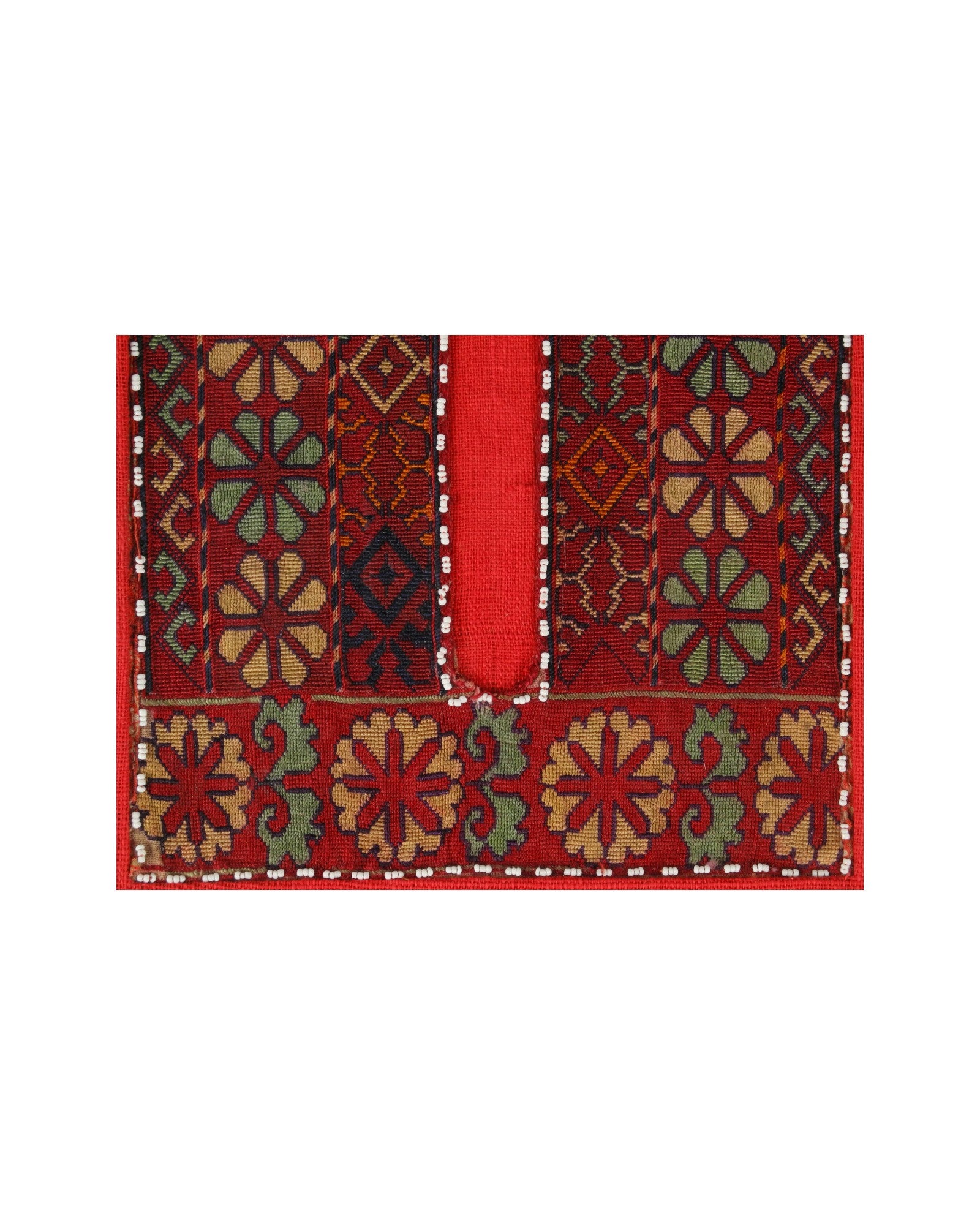 Framed Turkmen Shirt Front Textile