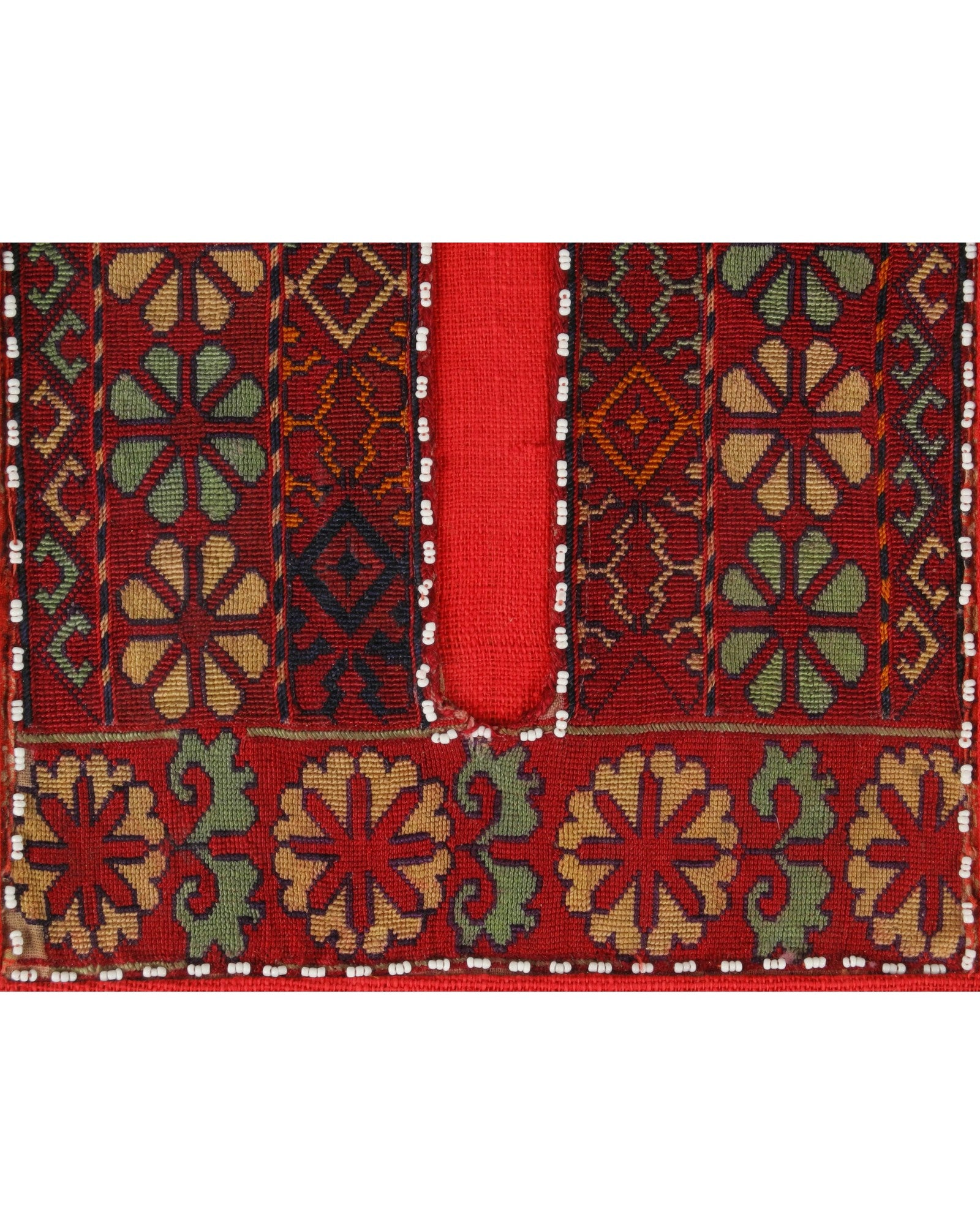 Framed Turkmen Shirt Front Textile