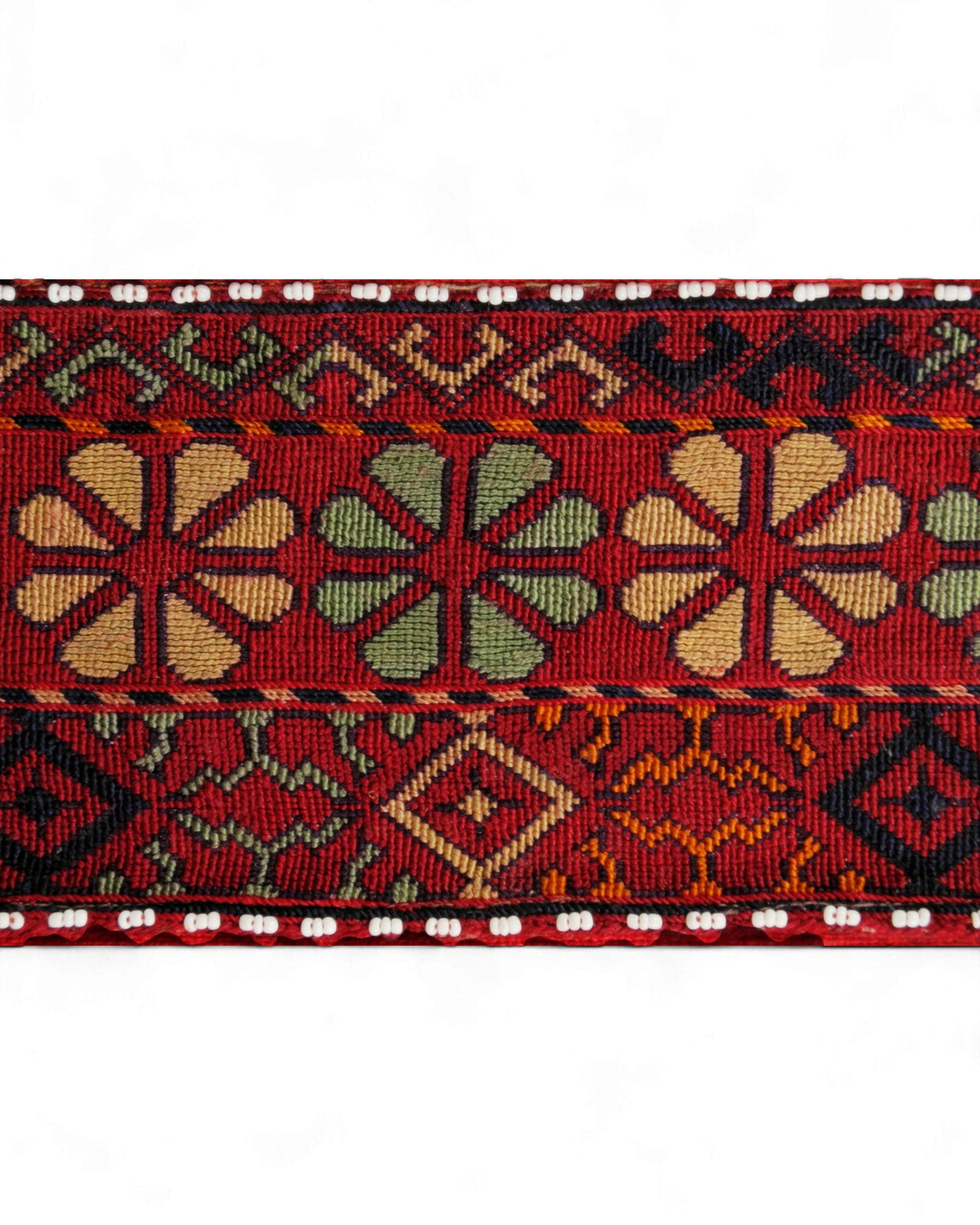 Framed Turkmen Shirt Front Textile