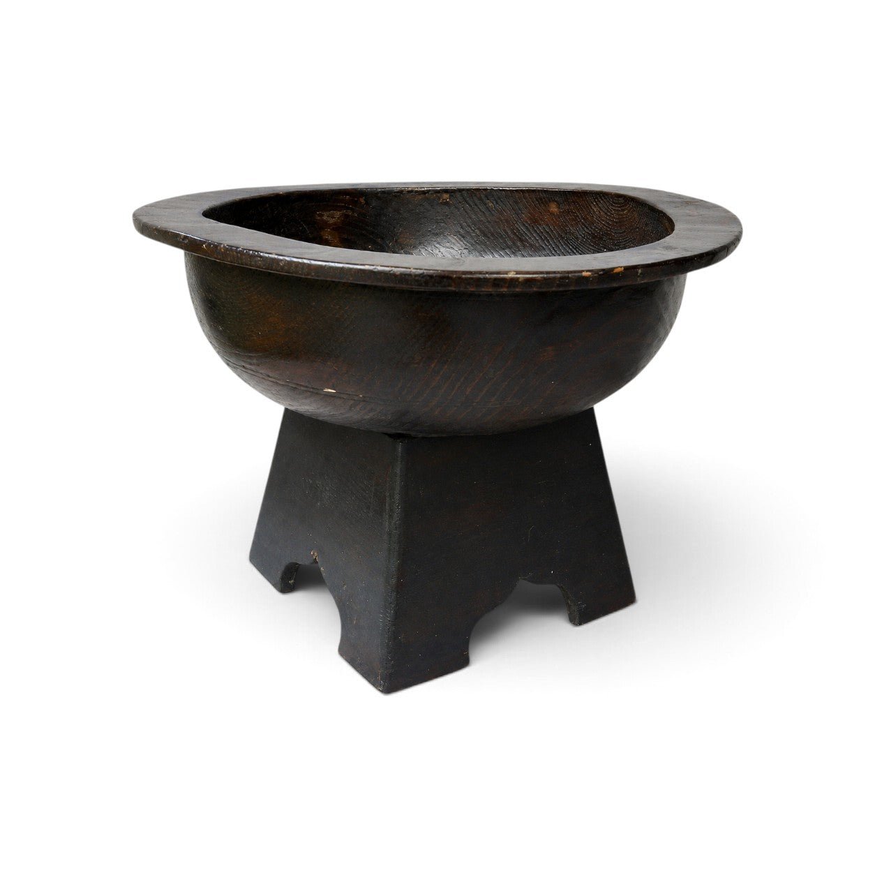 Korean Wooden Hamji Small Side Table