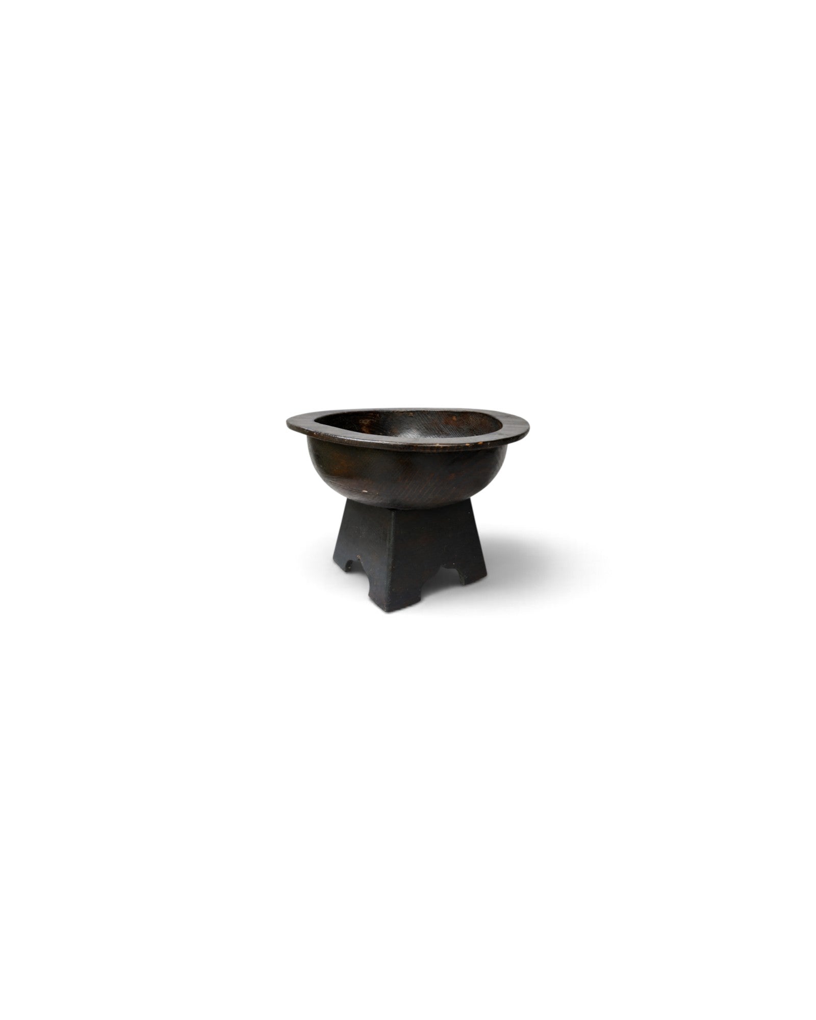 Korean Wooden Hamji Small Side Table