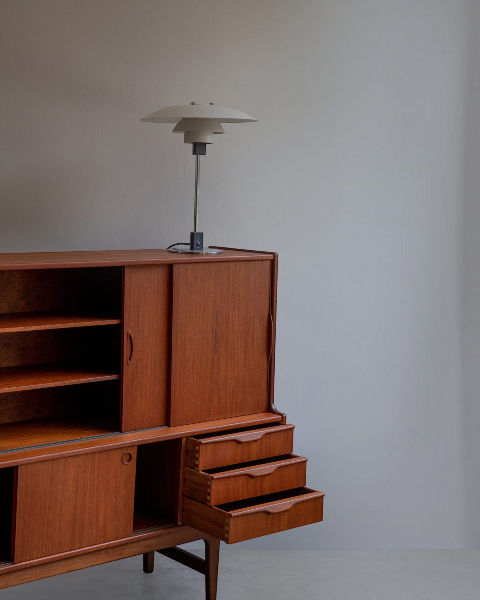 Danish High Sideboard in Teak