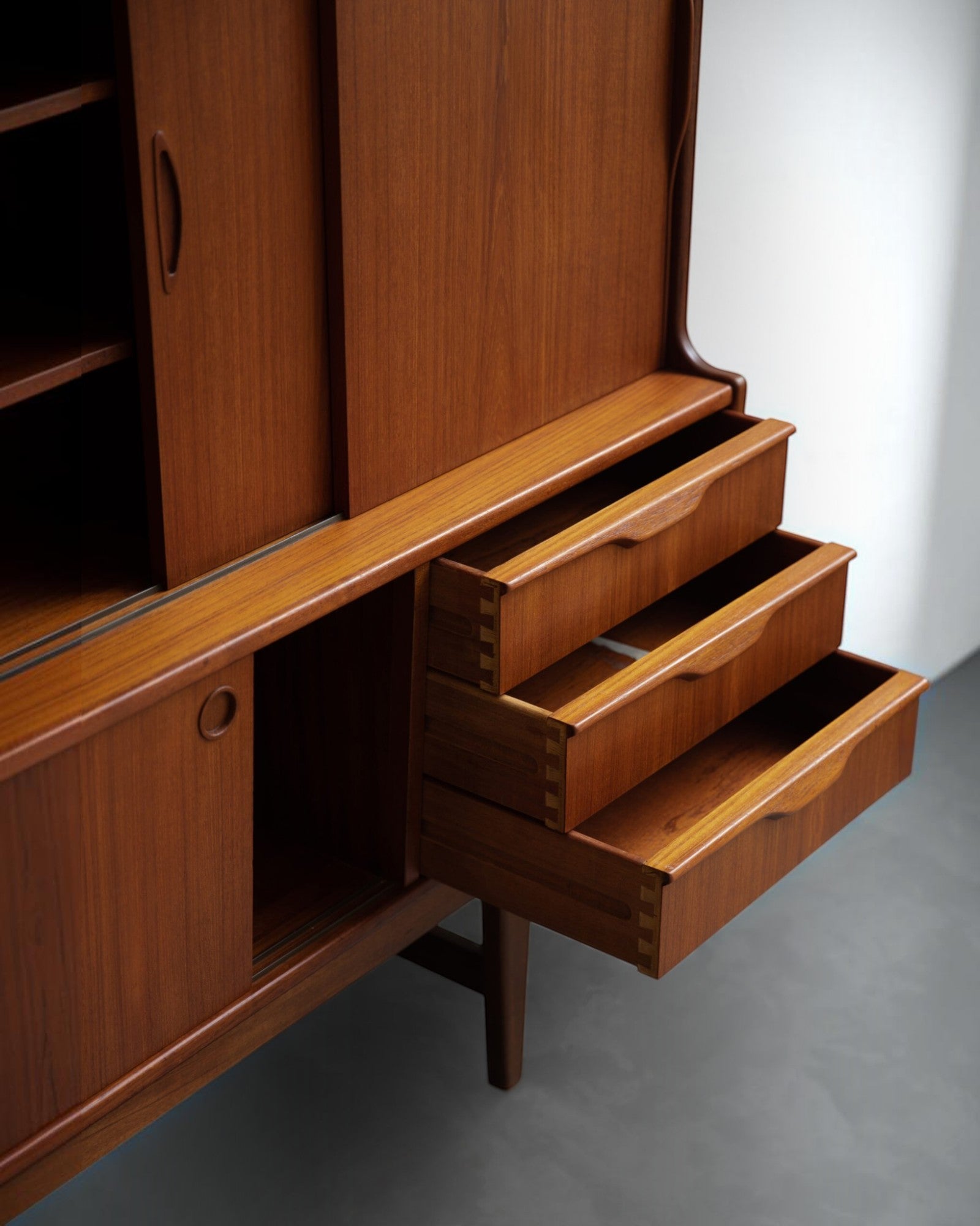 Danish High Sideboard in Teak