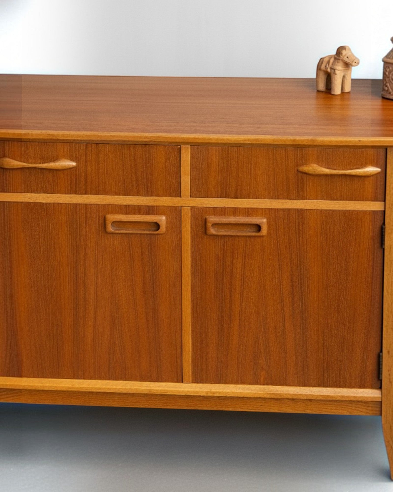 Swedish Teak and Oak Sideboard