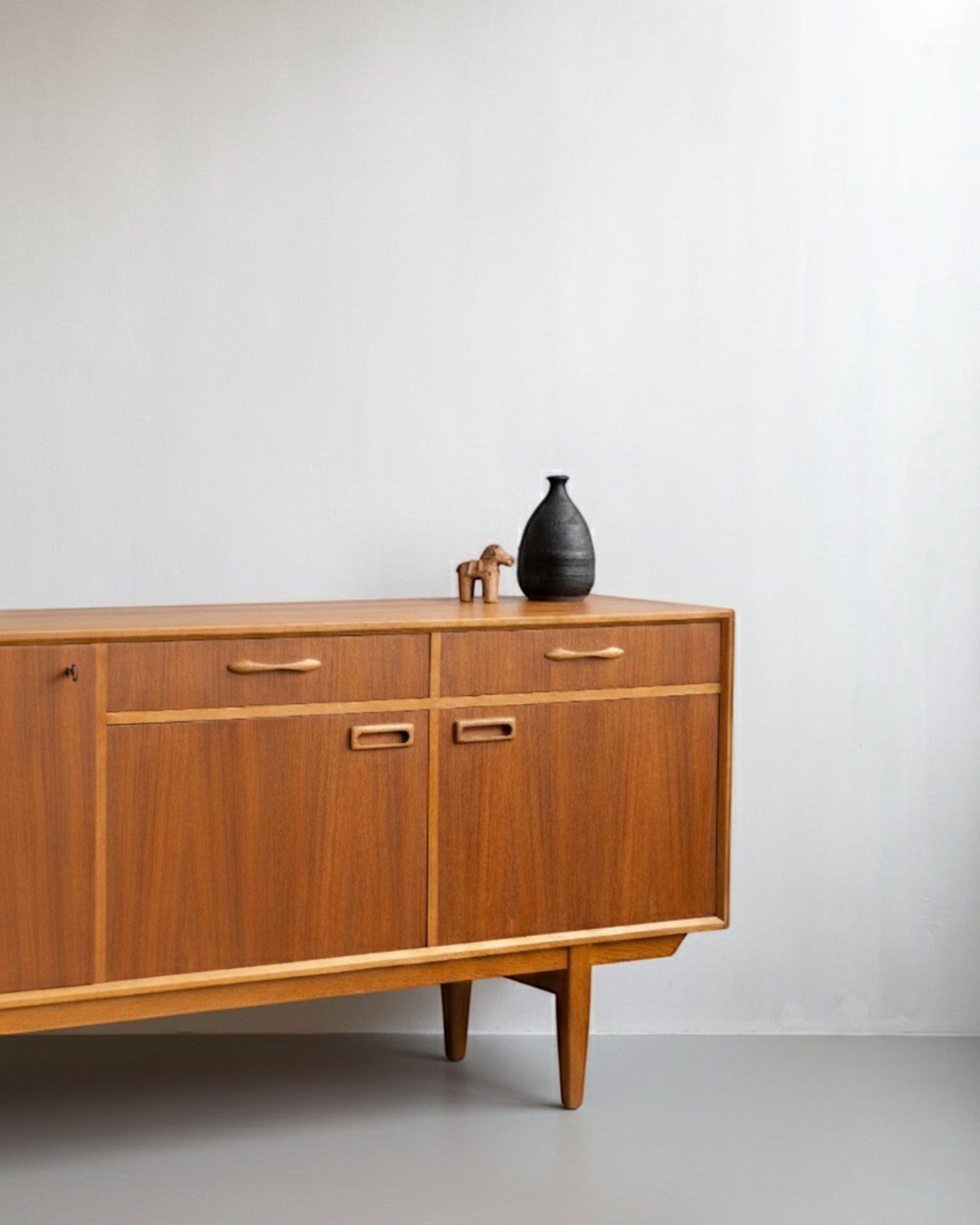 Swedish Teak and Oak Sideboard