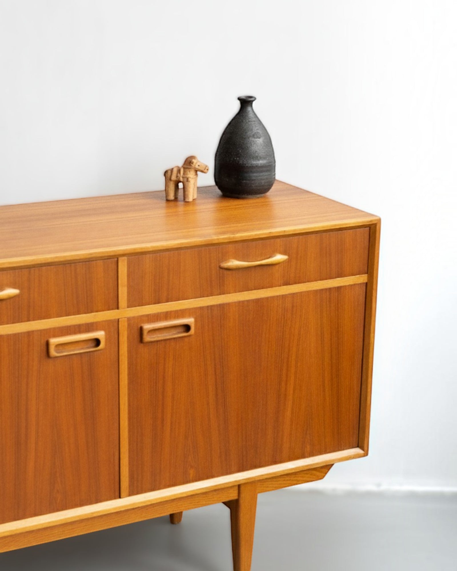 Swedish Teak and Oak Sideboard