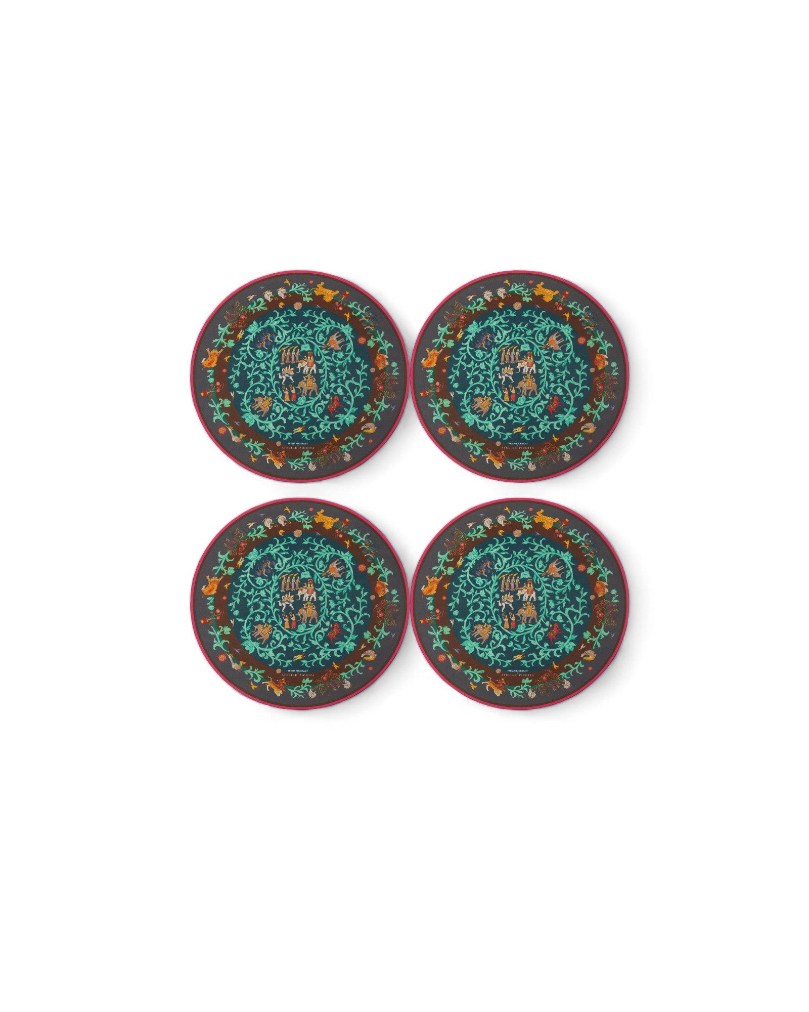 Thai Fairy Tale Place Mat Circular - Set of 4