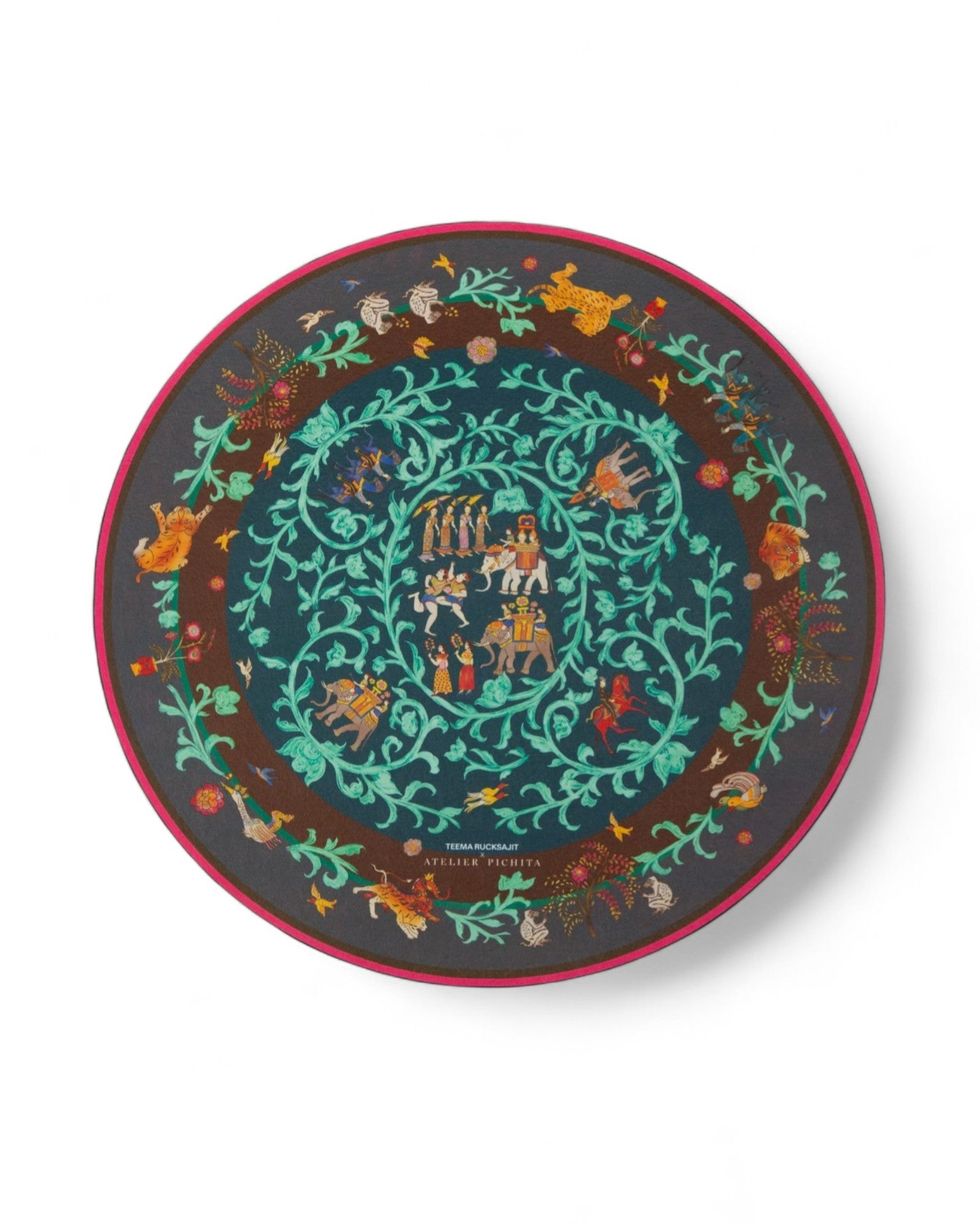 Thai Fairy Tale Place Mat Circular - Set of 4