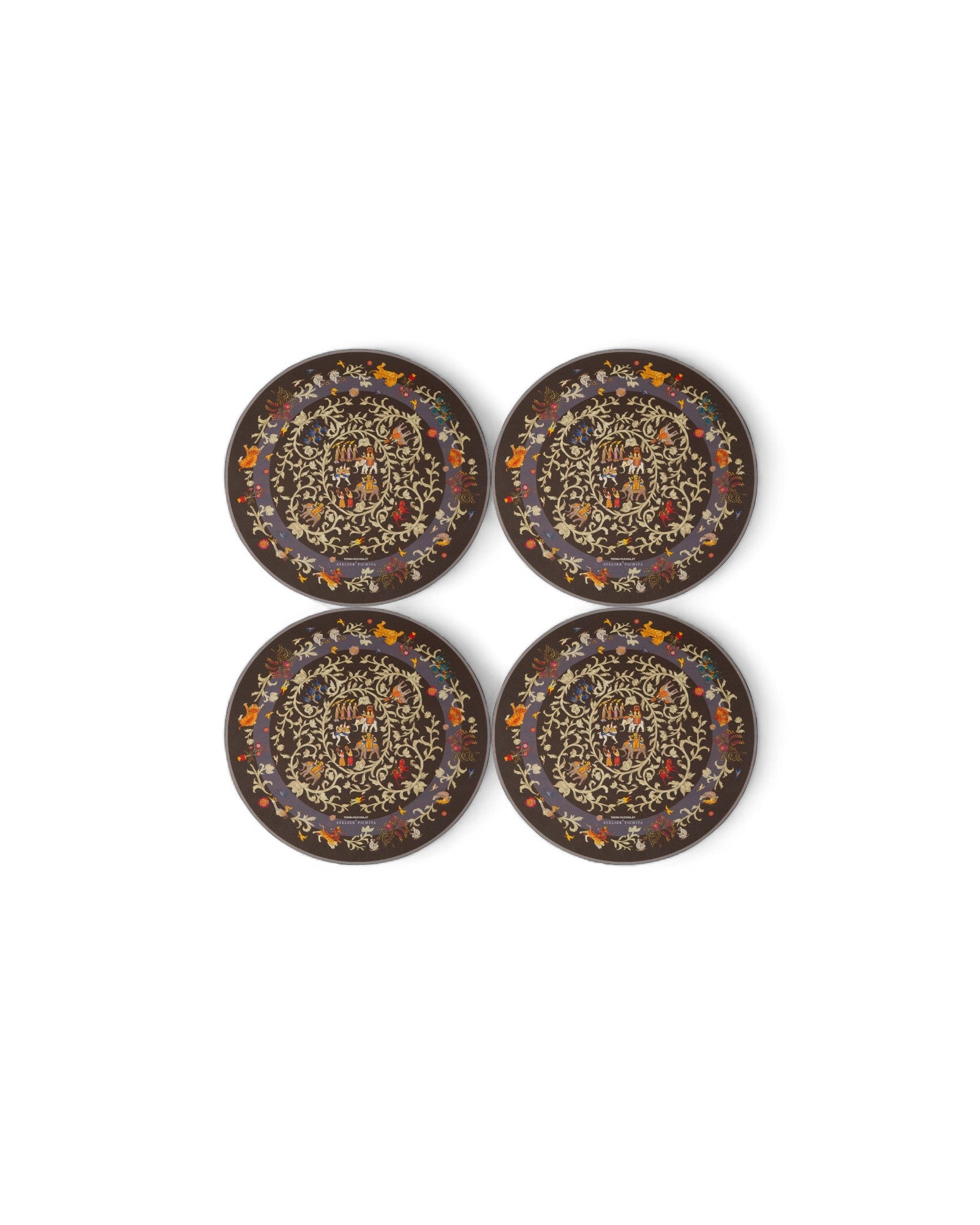 Thai Fairy Tale Place Mat - Circular Set of 4
