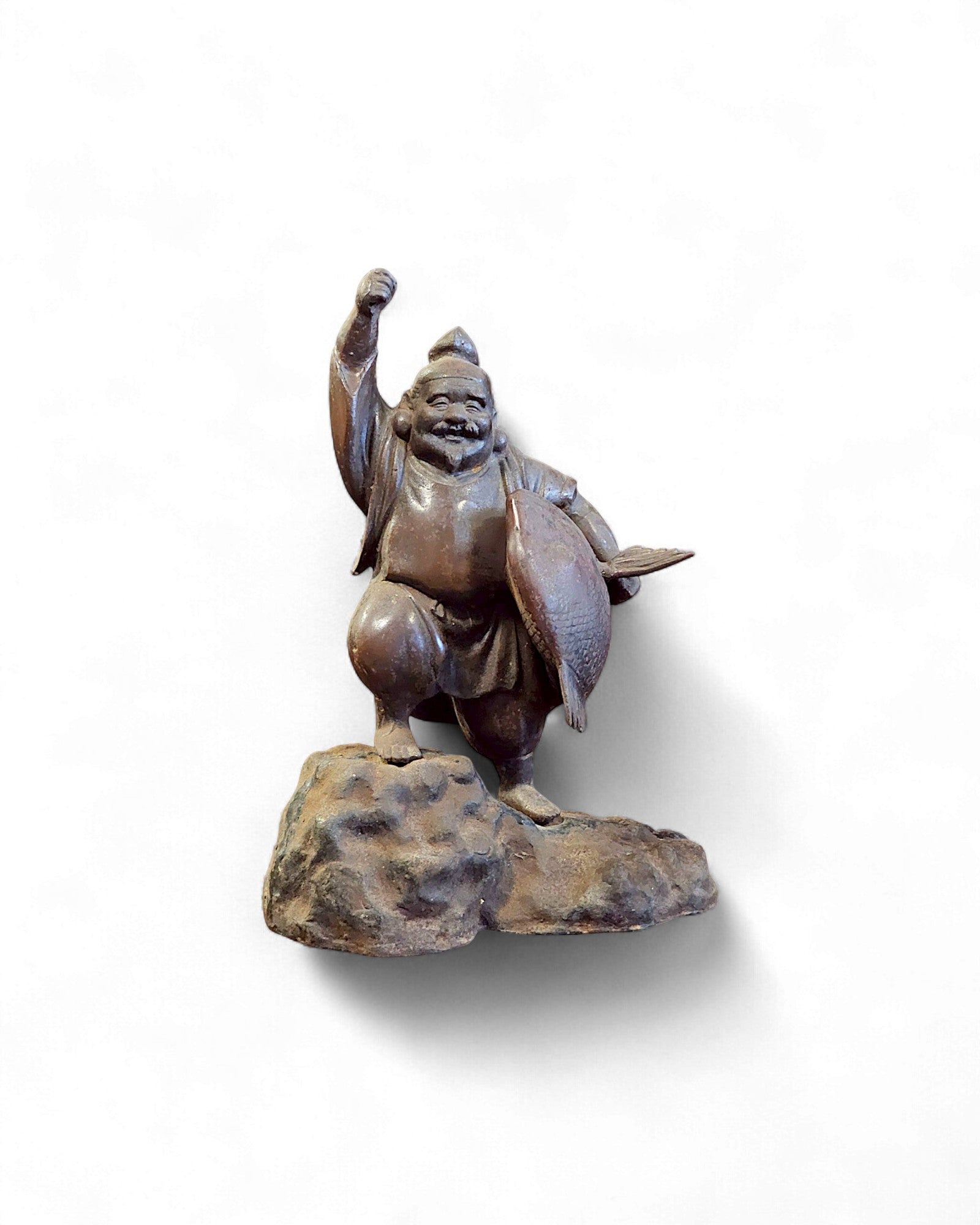 Bronze Ebisu Diety with Sea Bream