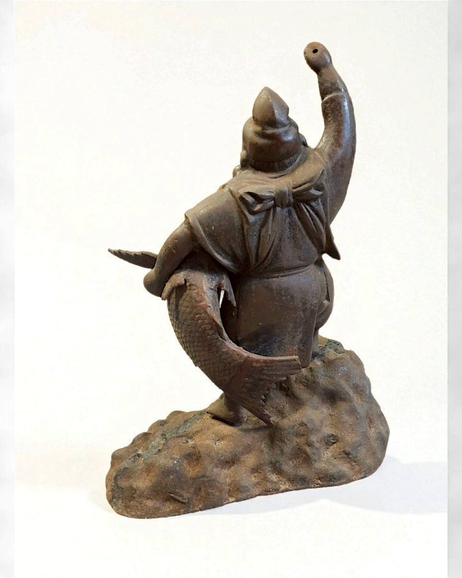 Bronze Ebisu Diety with Sea Bream