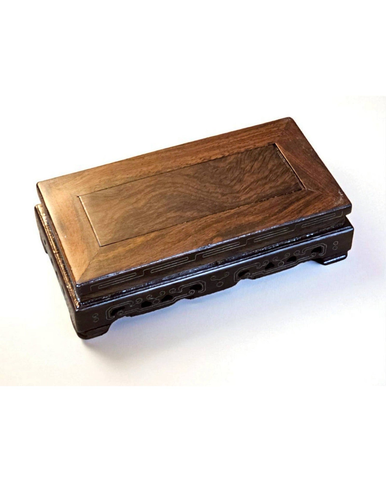 Chinese Carved Hardwood Display Stand (M)