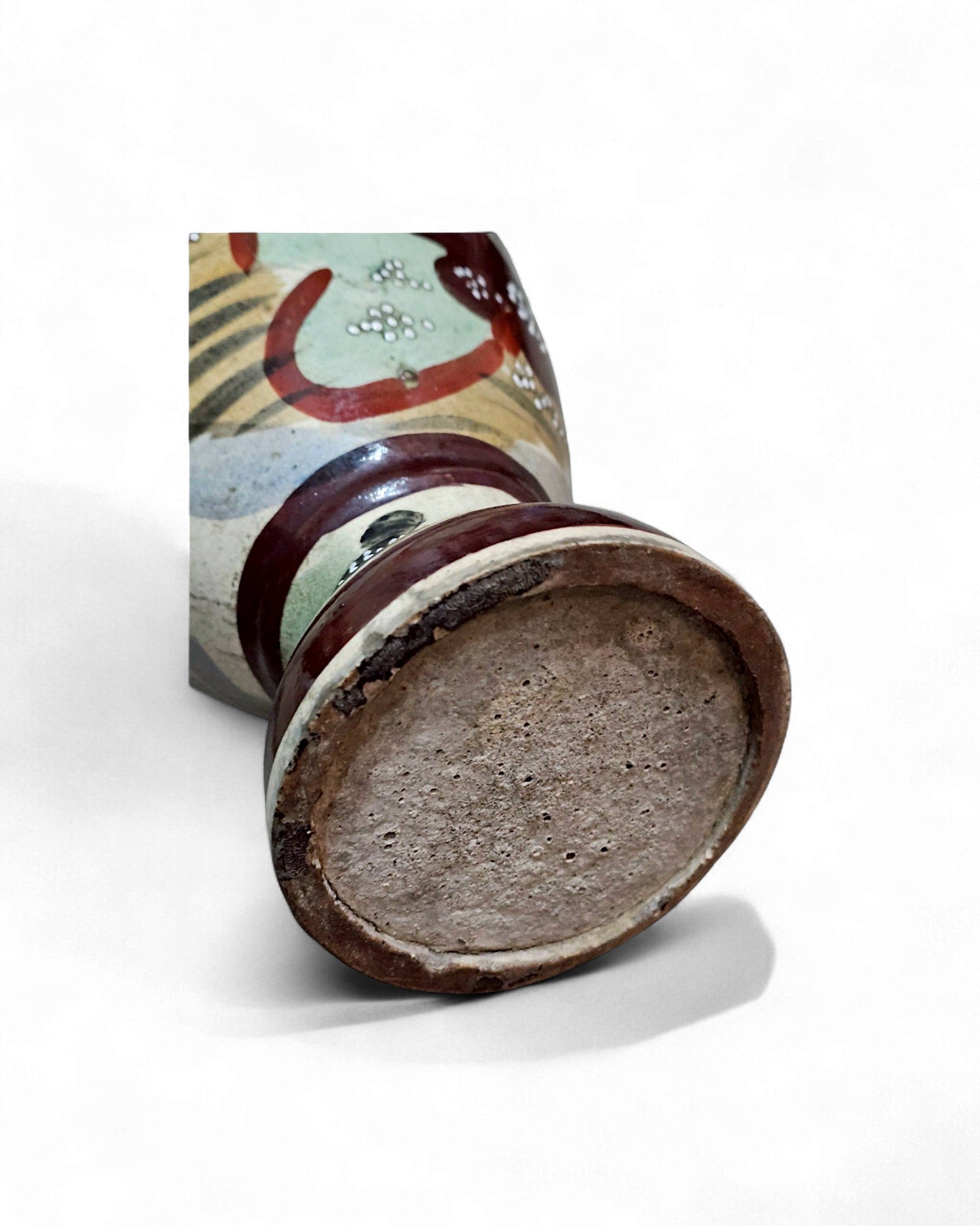 Japanese Kutani-Style Vase with Geisha and Samurai Motifs