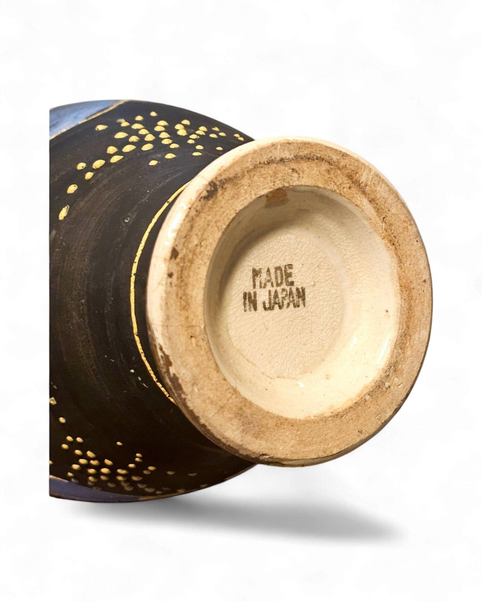 Japanese Kutani Vase with Buddhist Figures