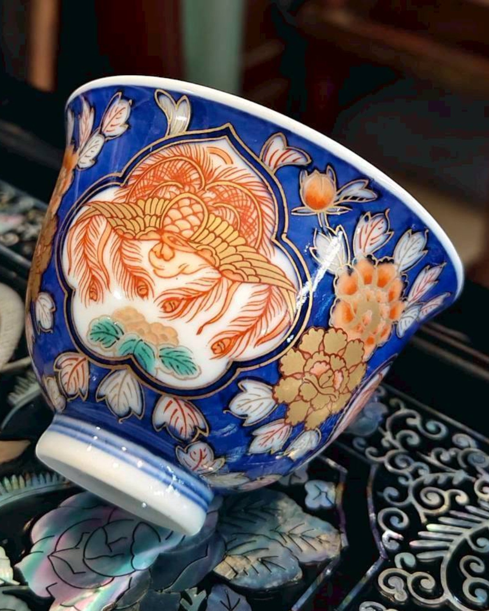 Antique Japanese Imari Tea Set