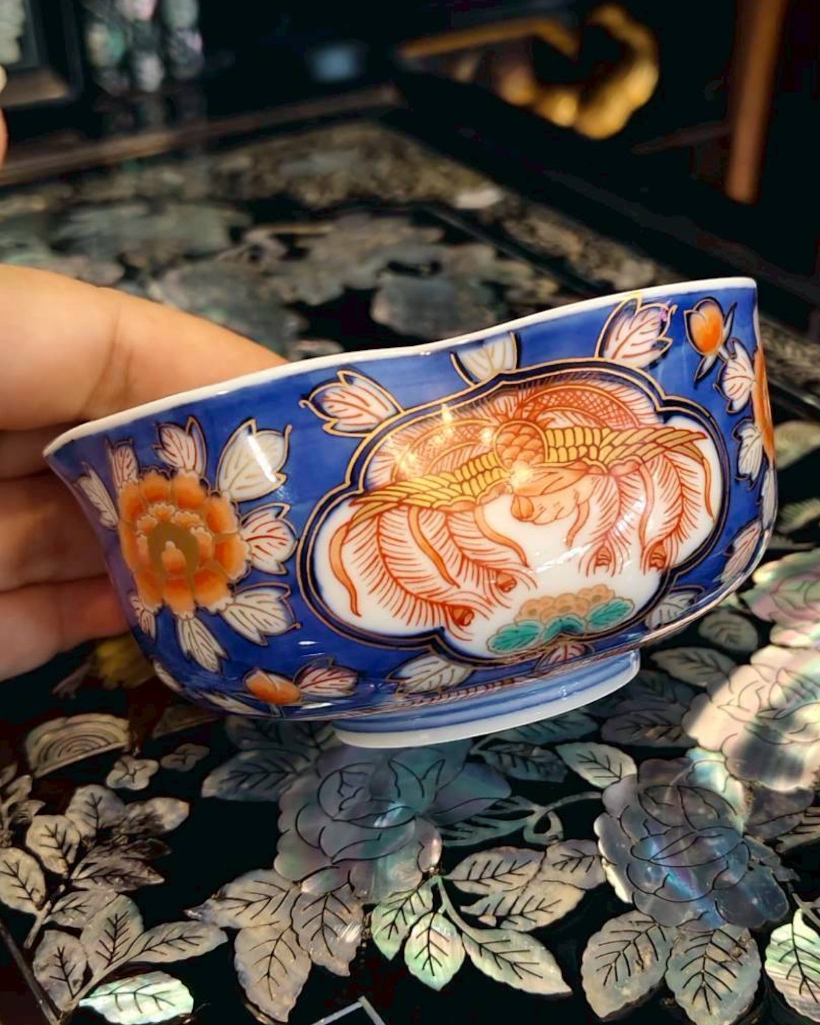 Antique Japanese Imari Tea Set