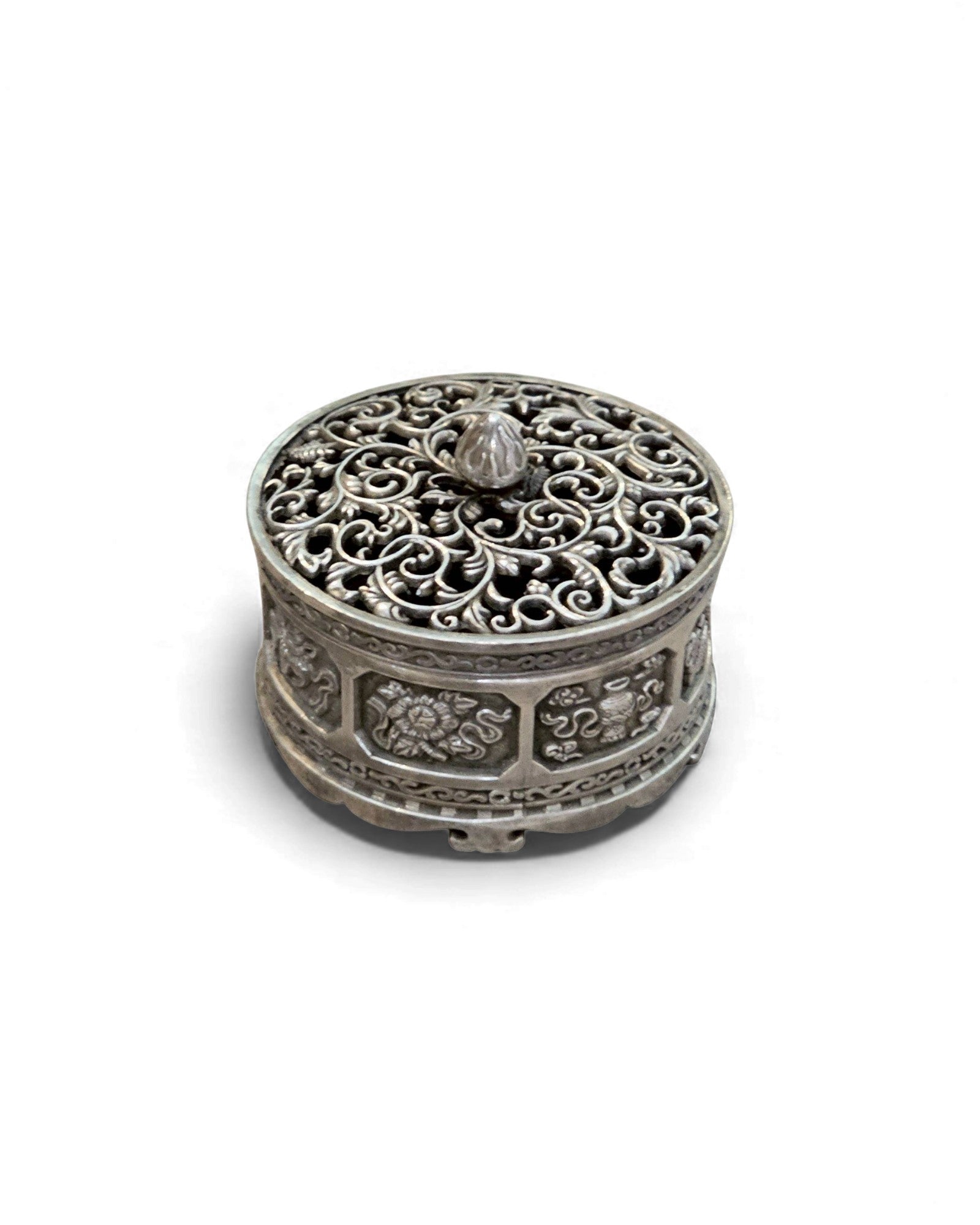 Eight Auspicious Symbols Incense Burner