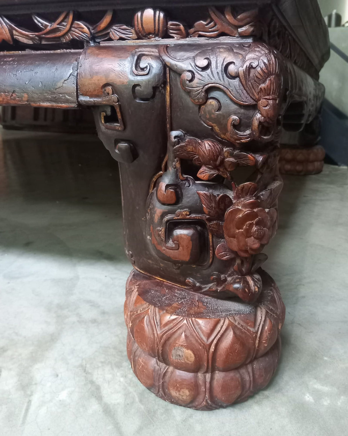 Chinese Late Qing Dynasty Daybed