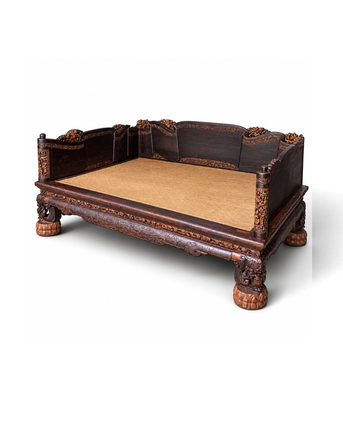 Chinese Late Qing Dynasty Daybed