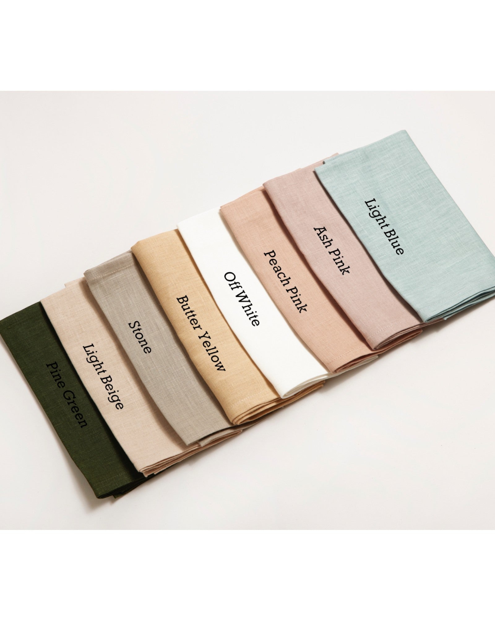 Pine Green Classic Linen Napkins - Set of 4