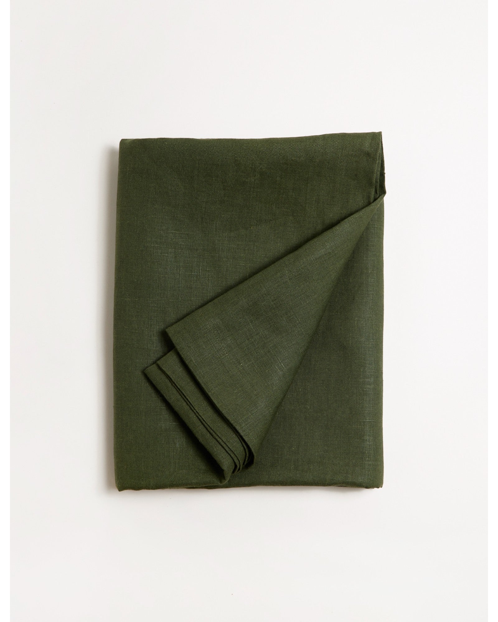 Pine Green, Classic Linen Tablecloth
