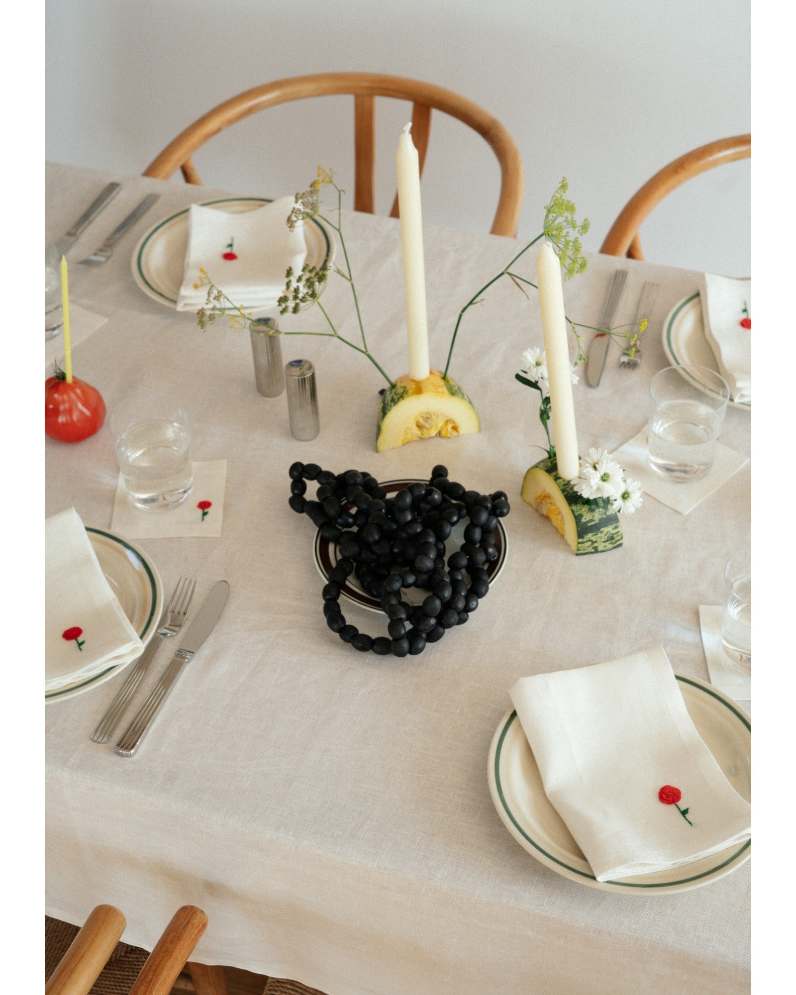 Off-White, Classic Linen Tablecloth