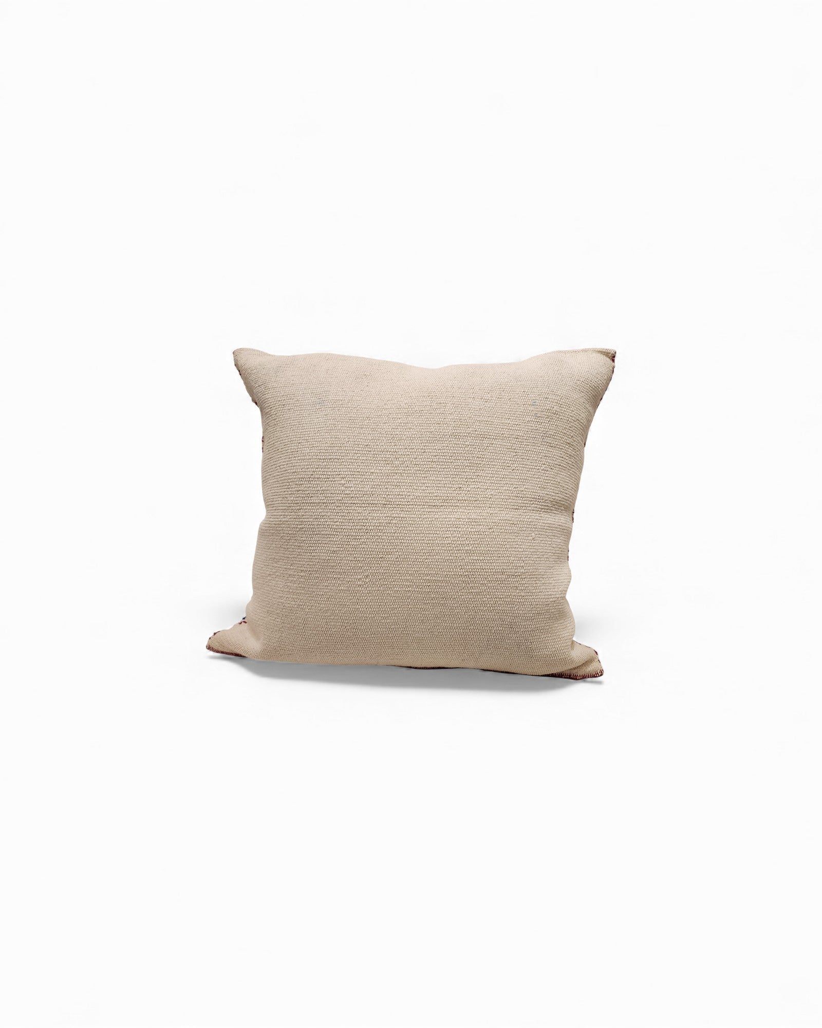 Handwoven Waist Loom Weave Cushion- Baby Yellow & Cream