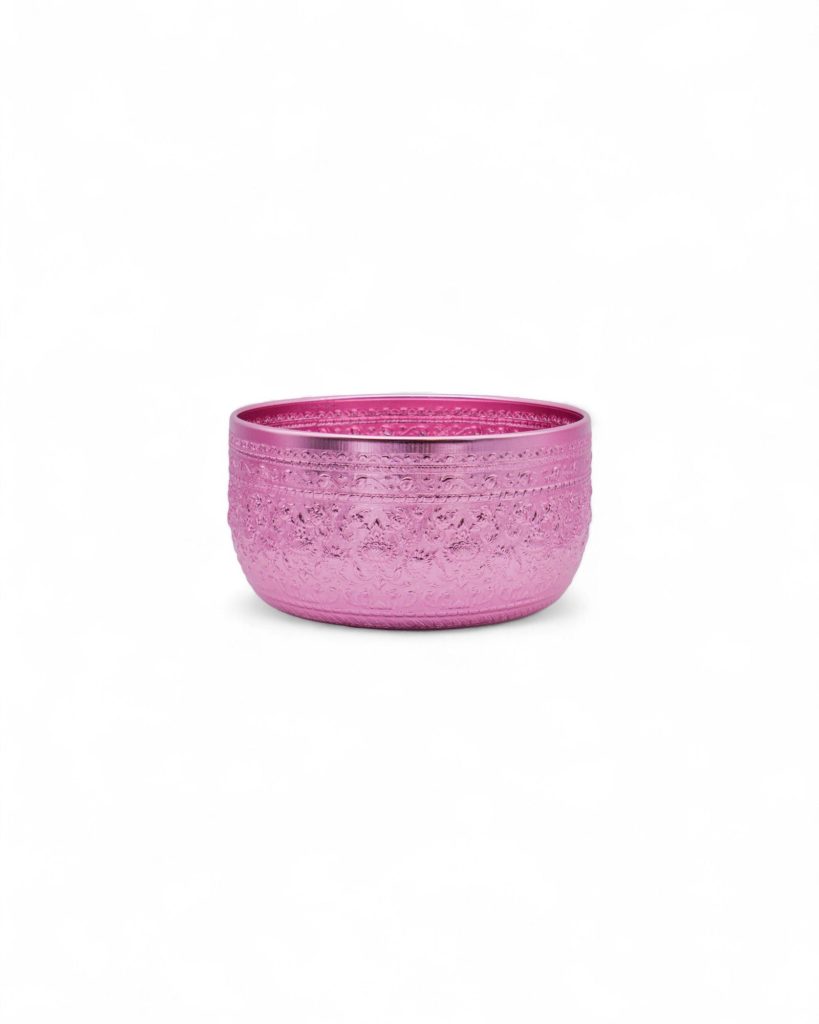 Thai Embossed Aluminium Bowl (L) - 30cm