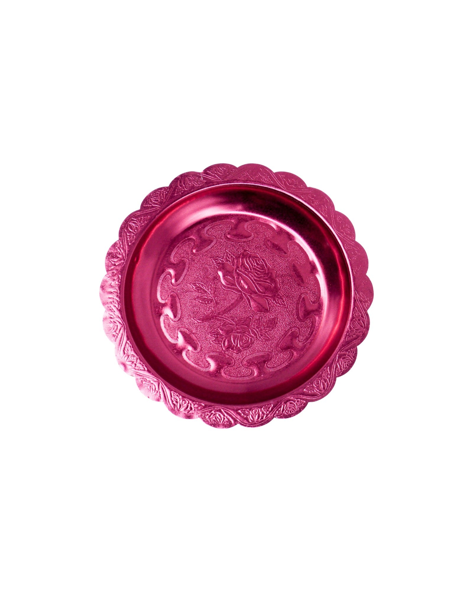 Colourful Embossed Thai - Patterned Rose Tray Collection 17 cm - Set of 9 - Surround Living - 13