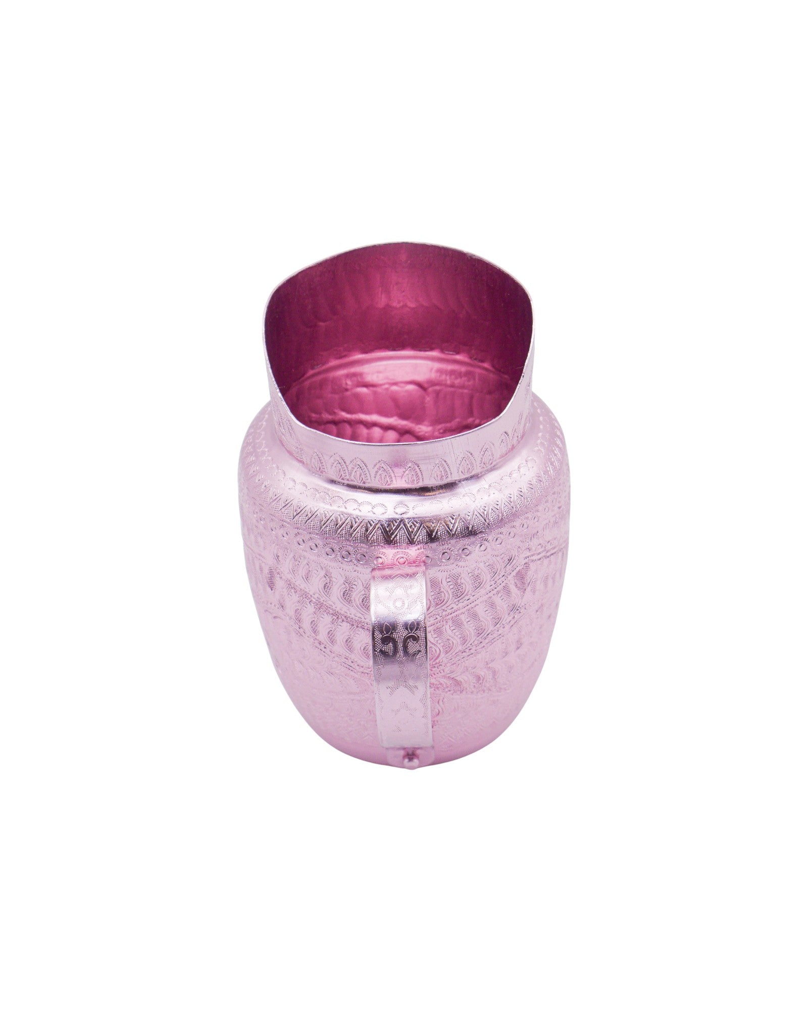 Thai Embossed Metal Water Jug